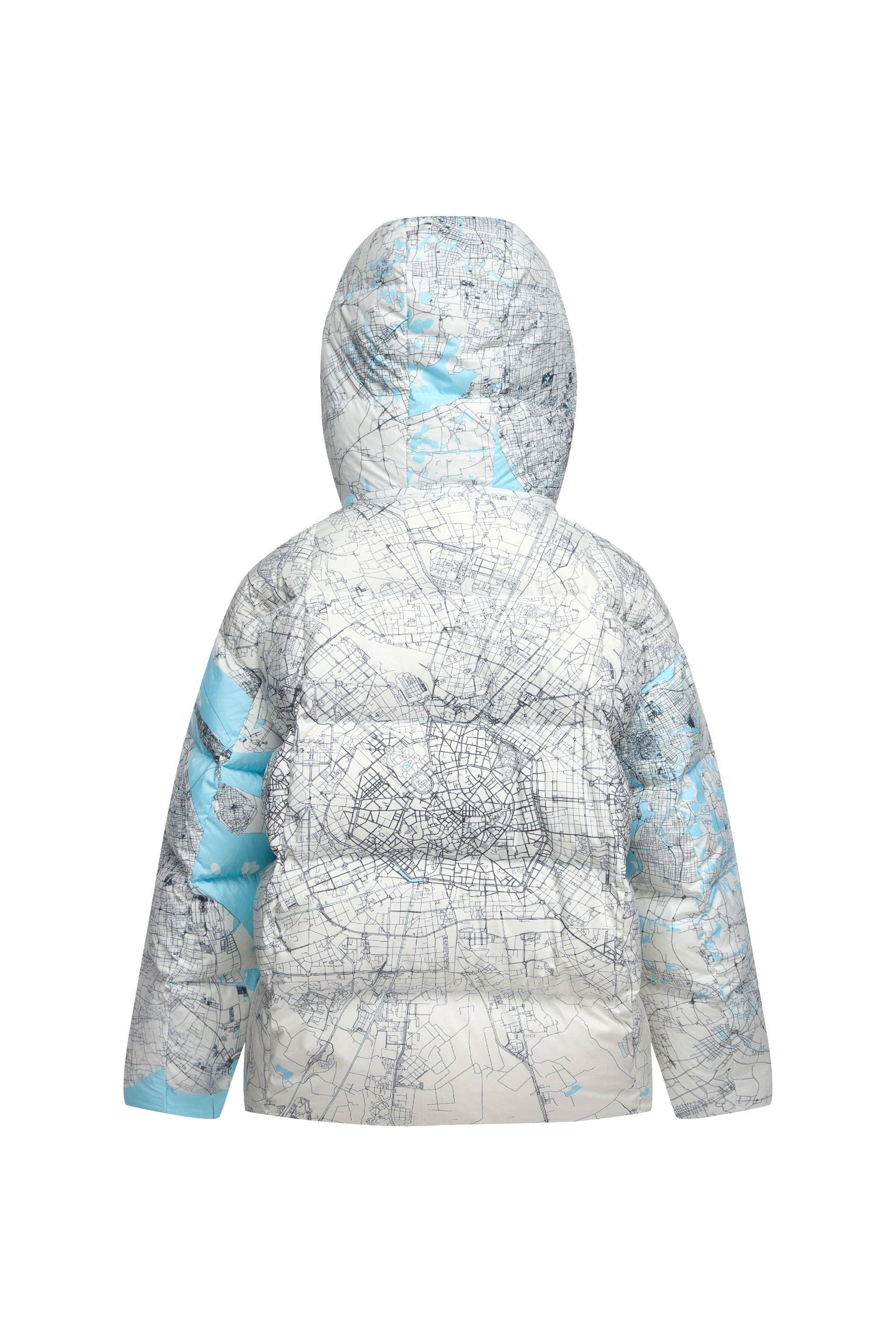 BOSIDENG 2024 BSD X MSGM Oversized Printed Puffer puffer