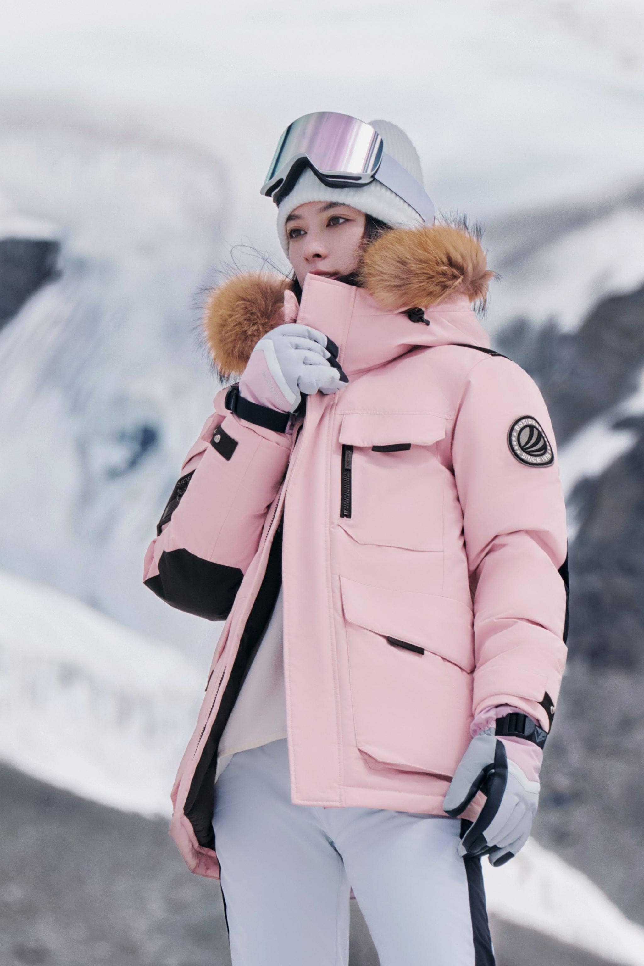 BOSIDENG 2024 Classic Extreme Goose Down Parka With Fur Hood 2317 Parka
