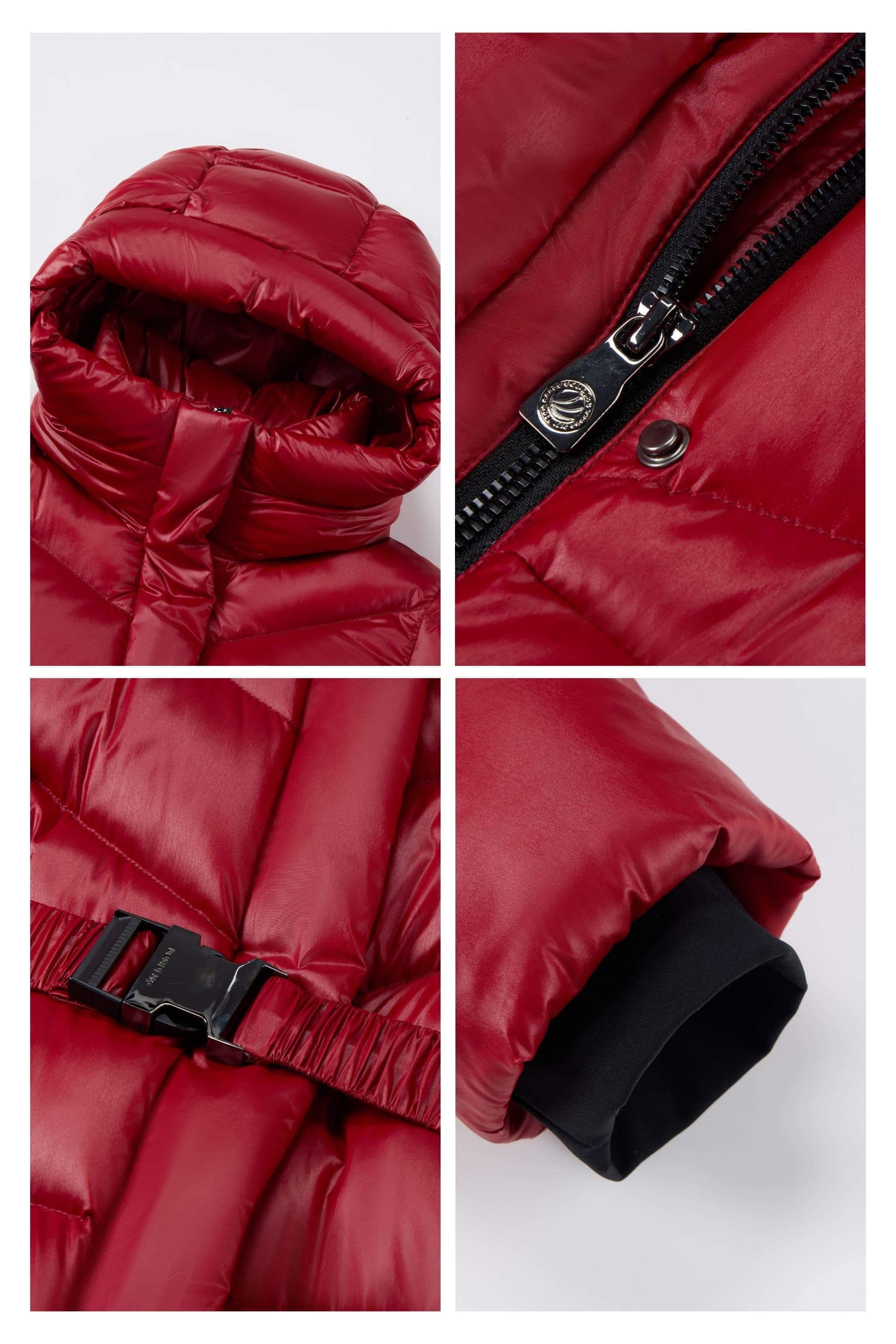 Classic Long Hooded Puffer With Belt — Dual-layer heating boosts warmth by 3.1°C outside and 2.6°C inside — view 5