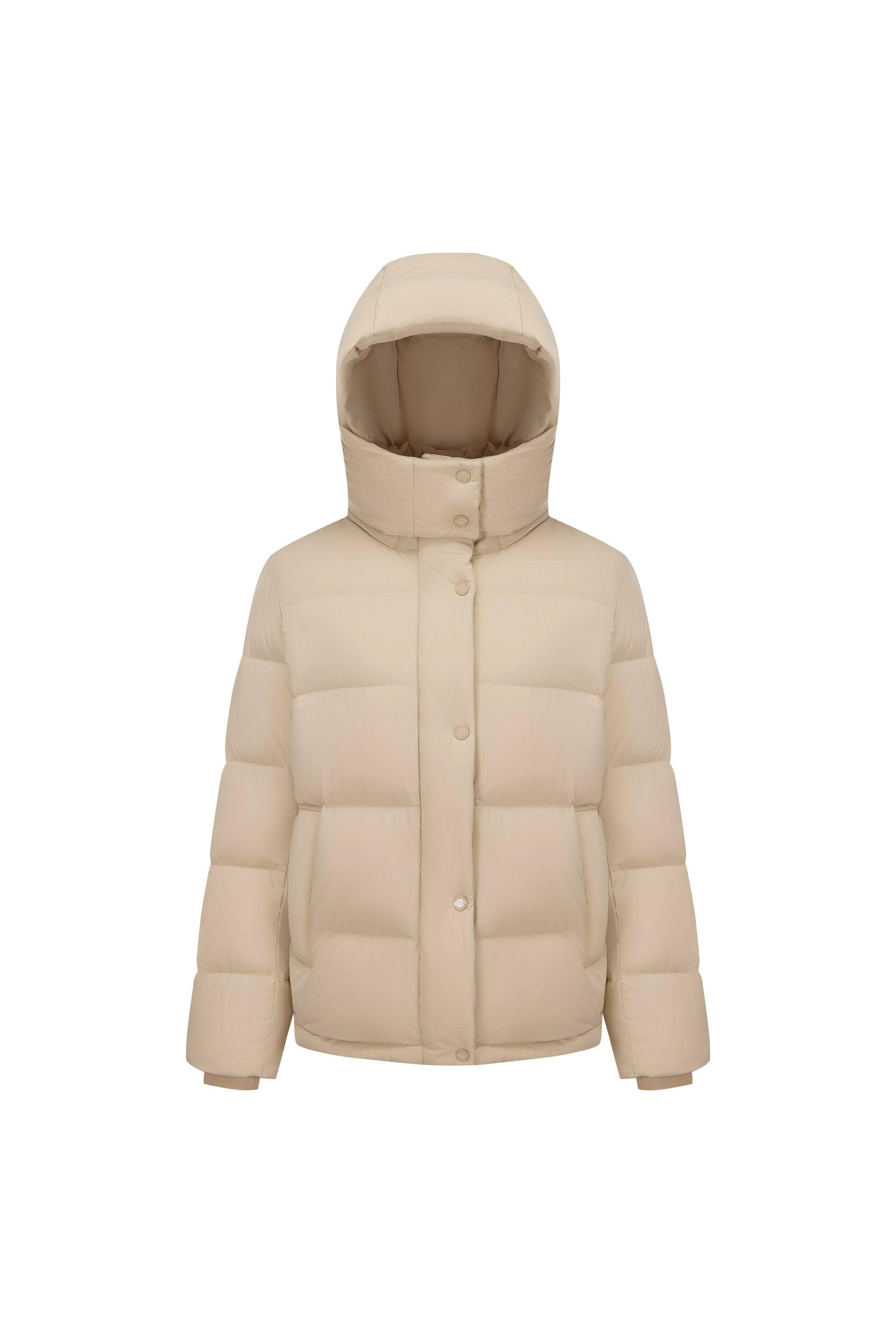 BOSIDENG 2024 Comfy women's down jacket with detachable hood Jackets