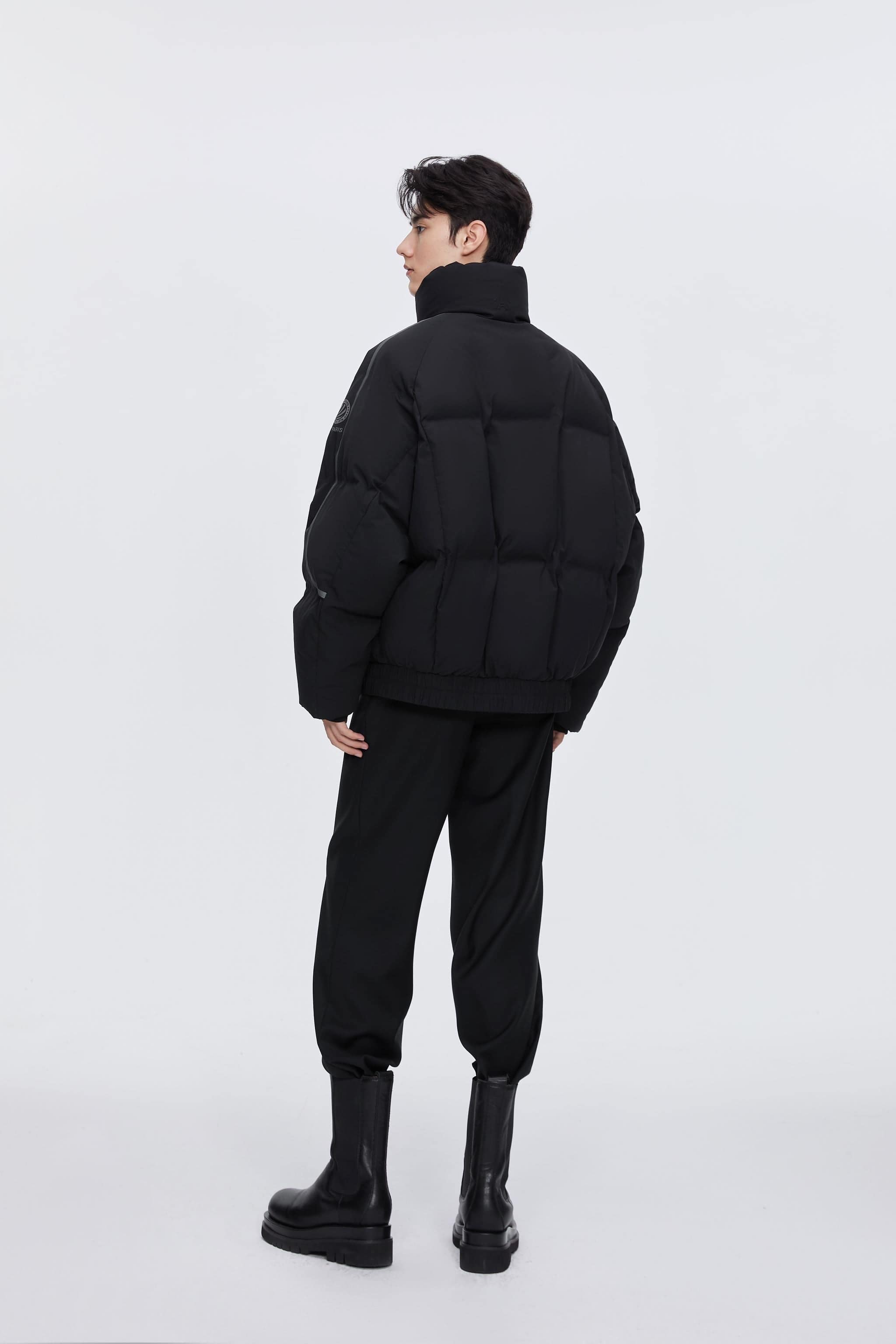 BOSIDENG 2024 Designer's Collection Oversized Cropped Down Jacket Jackets