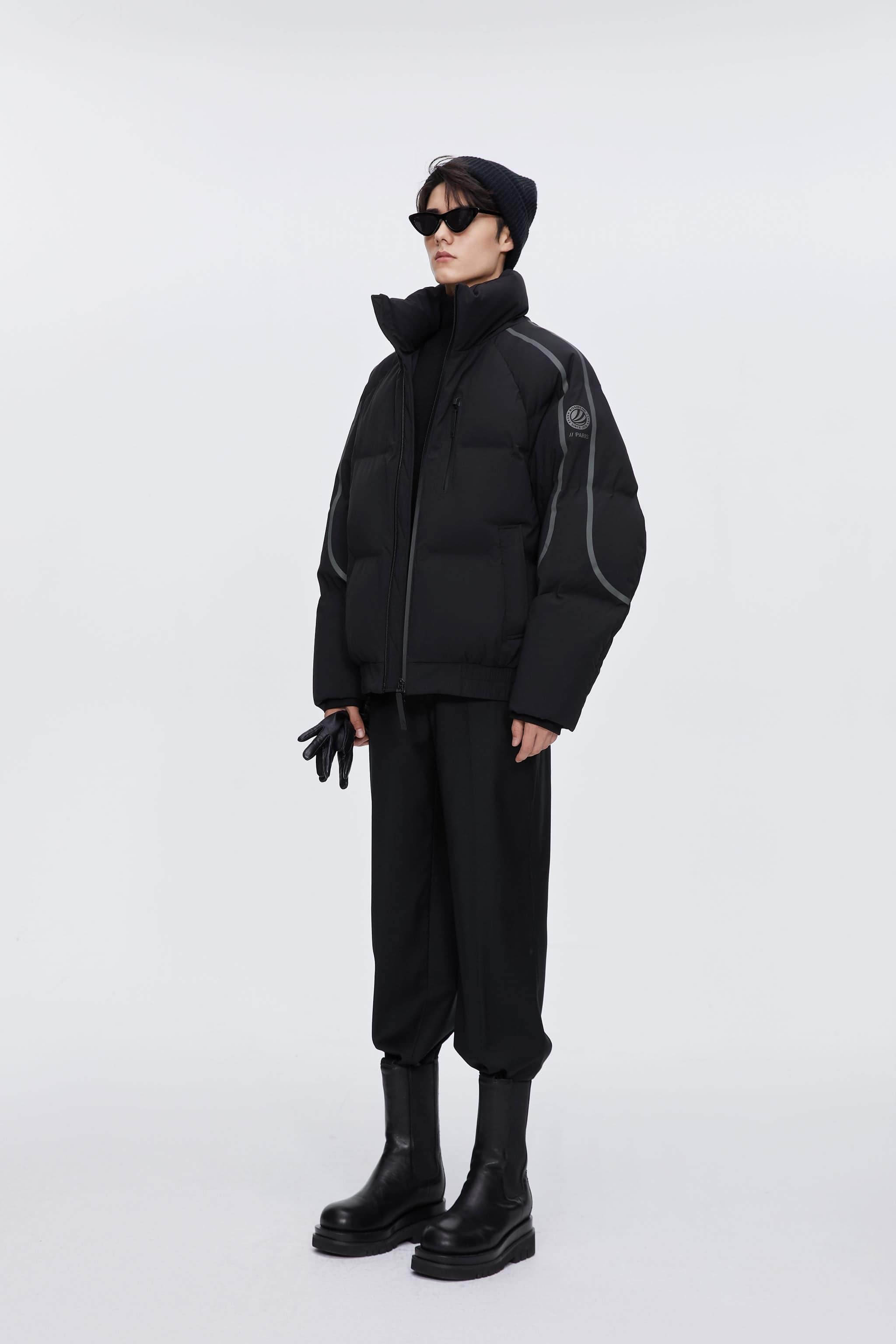 BOSIDENG 2024 Designer's Collection Oversized Cropped Down Jacket Jackets