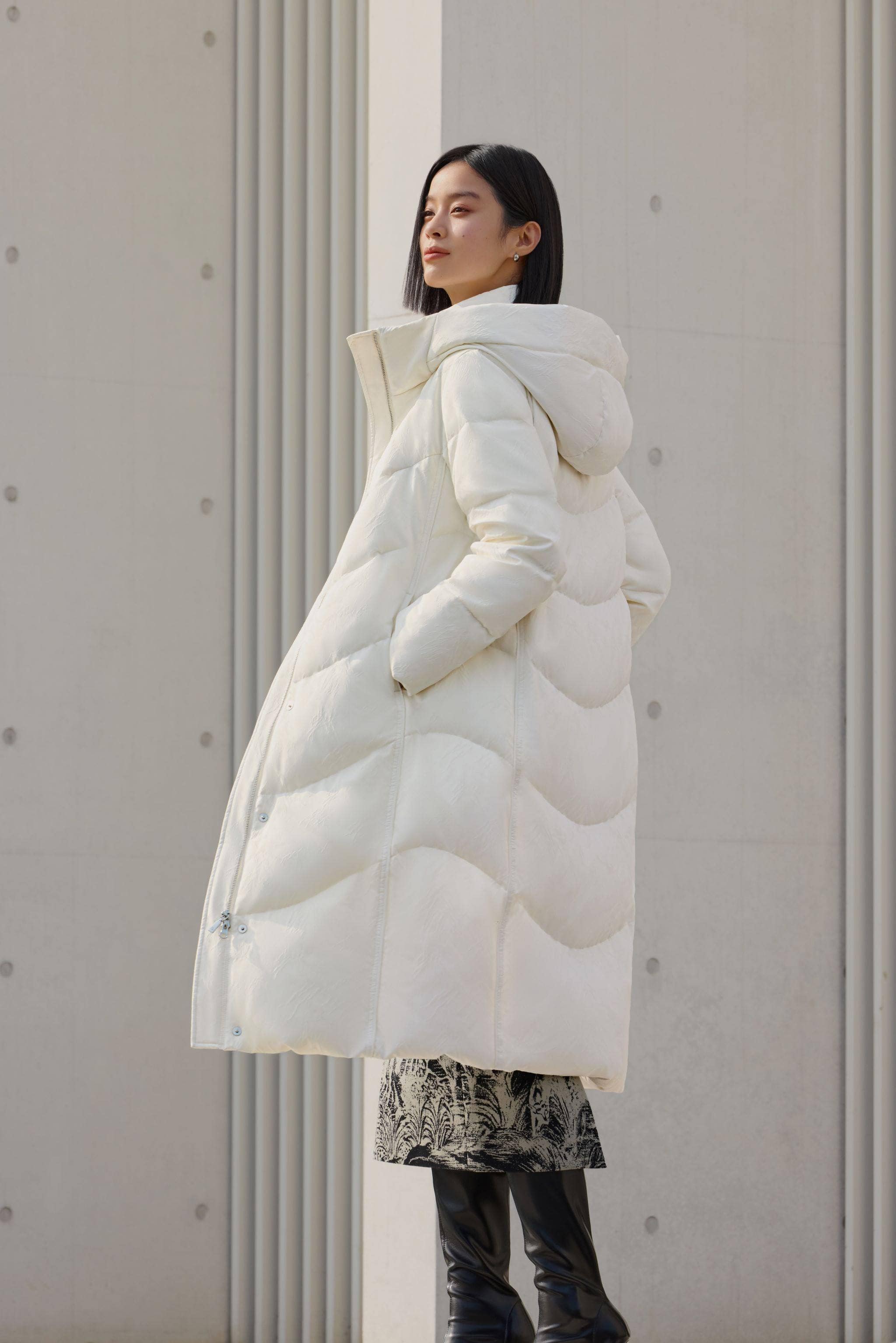 BOSIDENG 2024 Eastern Aesthetic Women’s Goose Down Coat Jackets