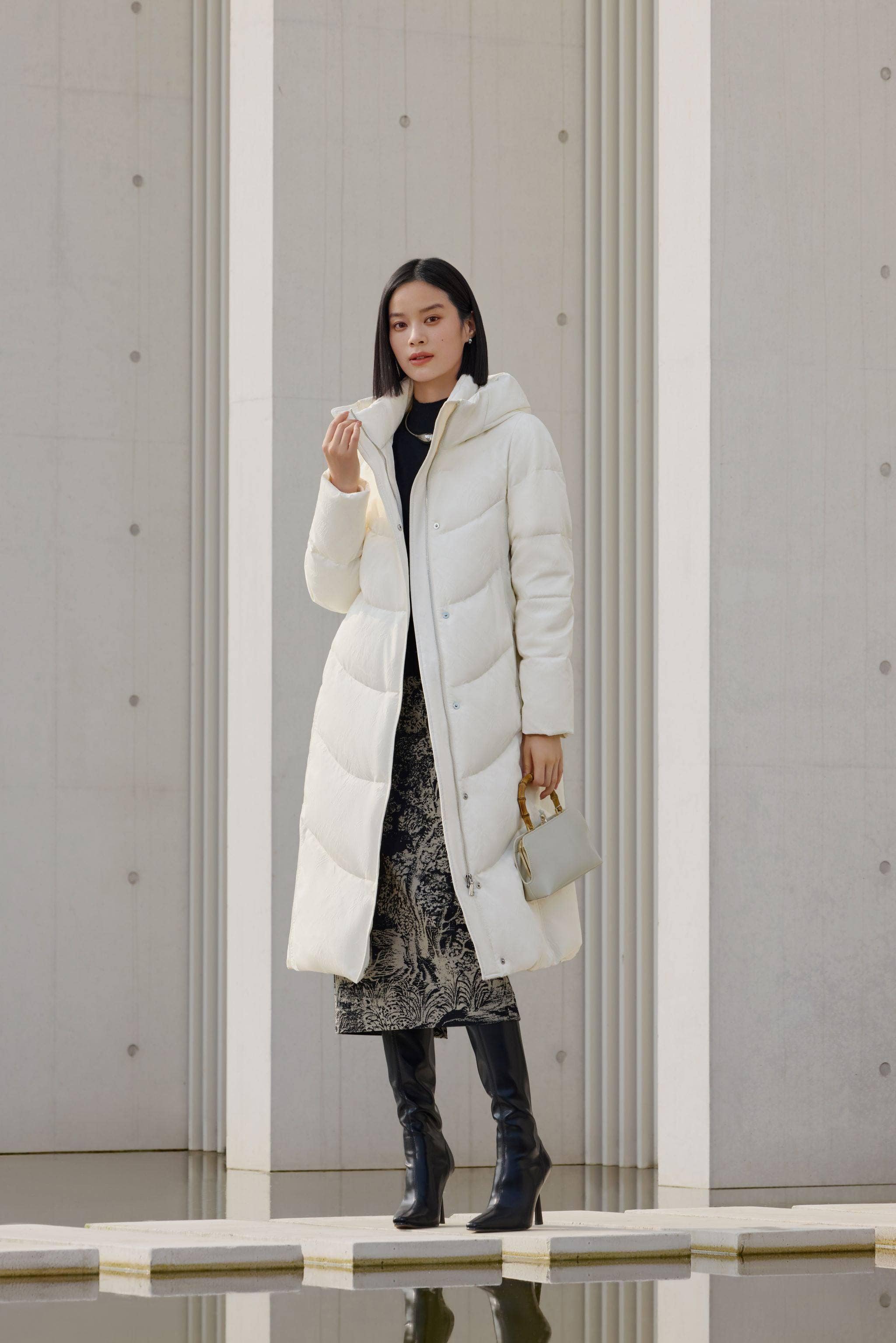 BOSIDENG 2024 Eastern Aesthetic Women’s Goose Down Coat Jackets