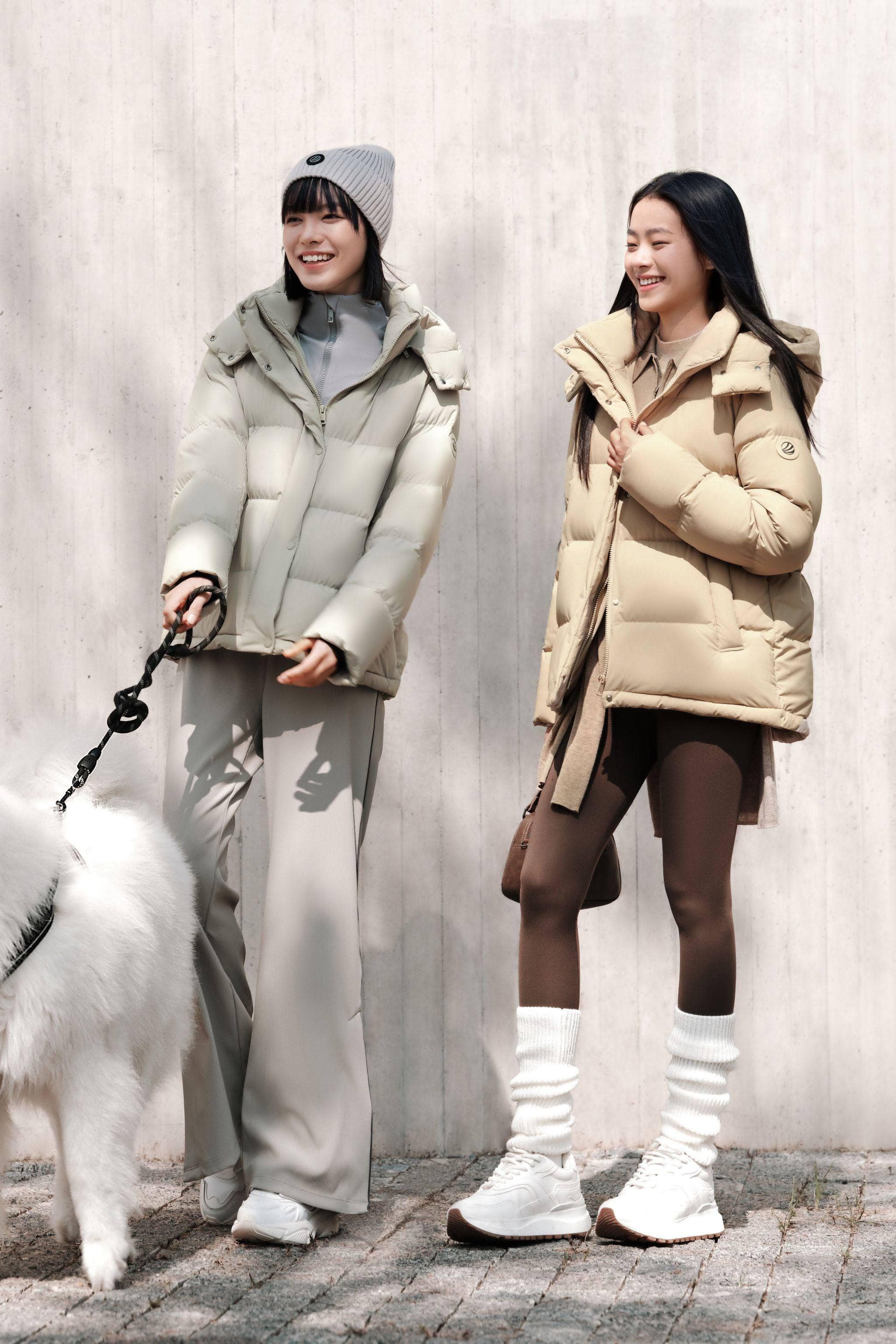BOSIDENG 2024 Feel the Cloud women’s down jacket with detachable hood Jackets