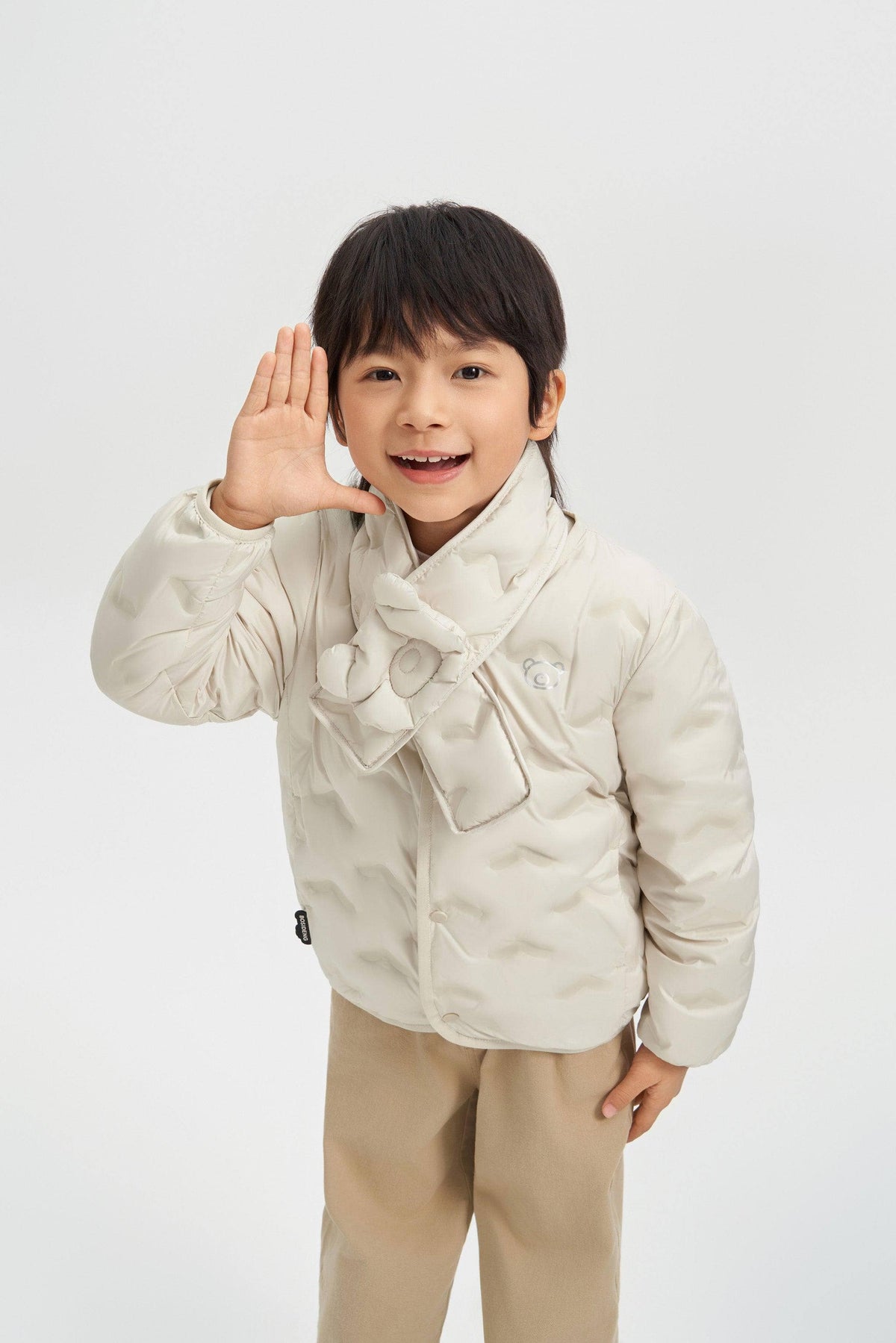 Infant's Multi-Layer System Down Set — Versatile antibacterial jacket set, featuring a long-sleeved jacket, vest — view 2