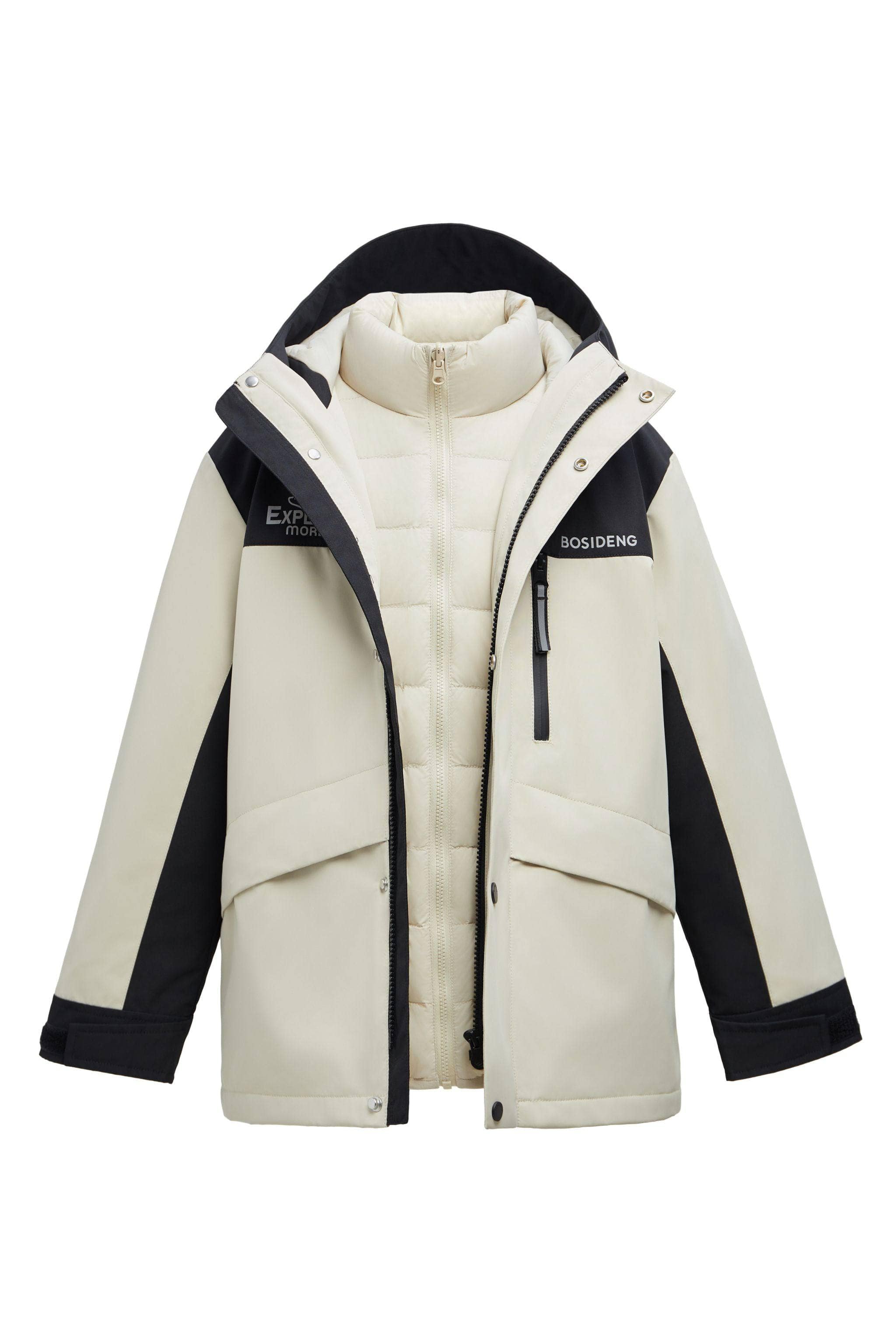 BOSIDENG 2024 Kid's 3-in-1 Functional Down Jacket 2340