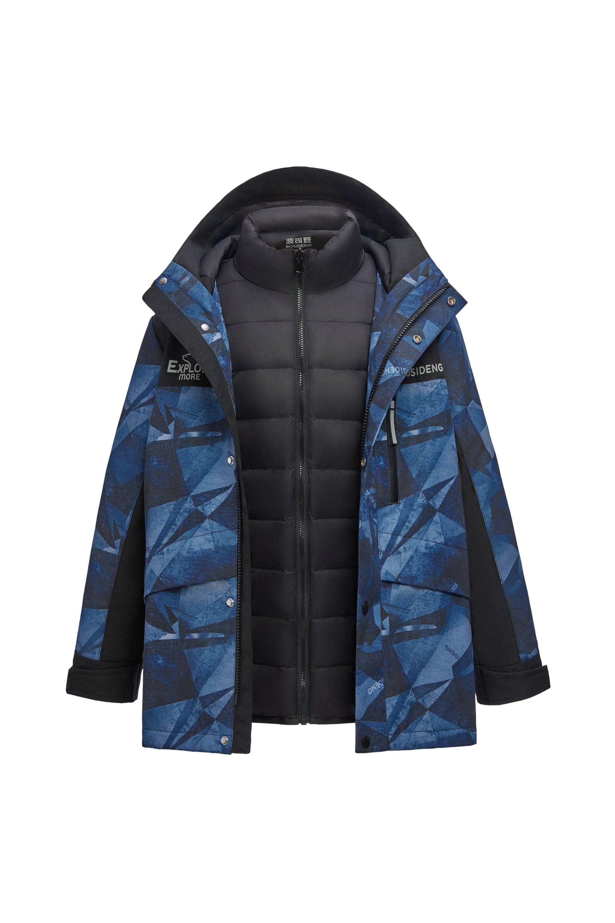 BOSIDENG 2024 Kid's 3-in-1 Functional Down Jacket 2340