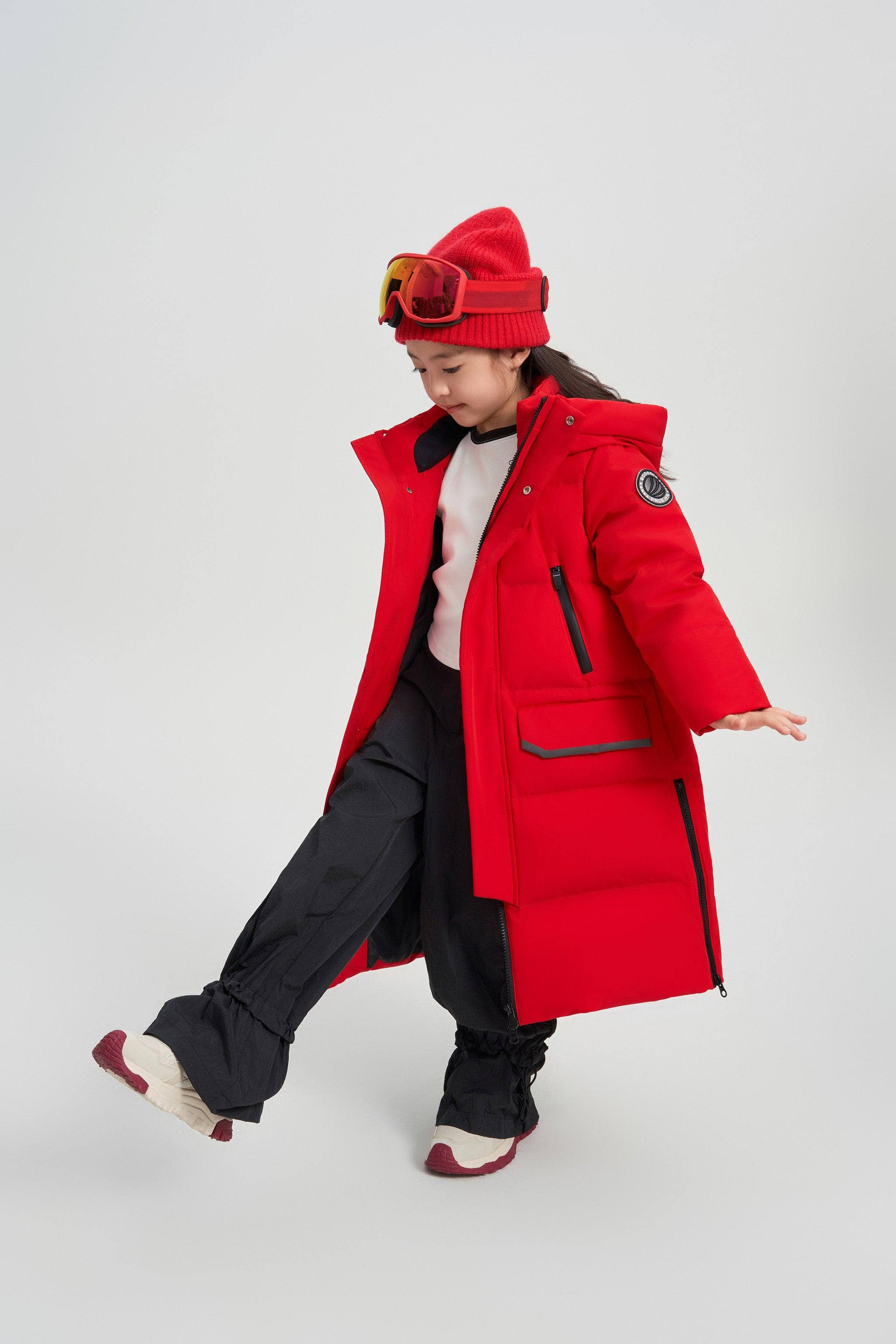 Kid's Classic Extreme Down Coat — The Kid's Classic Extreme Down Coat combines warmth and durability with a timeless — view 8; water-resistant, windproof