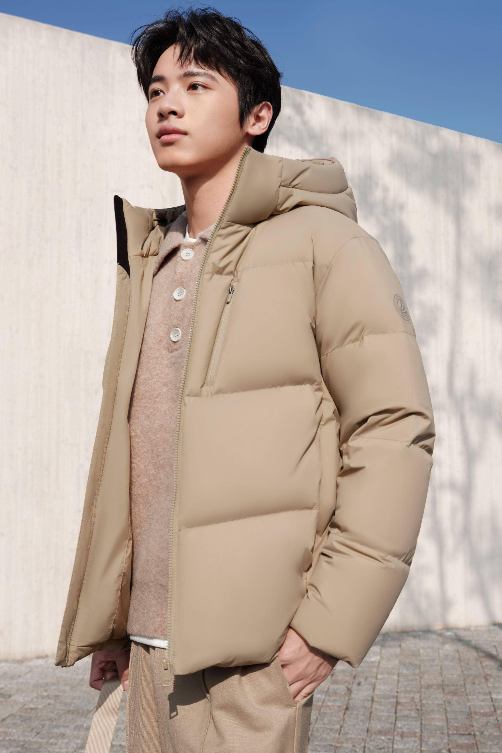 BOSIDENG 2024 Men’s down coat with hood 5303 Jackets