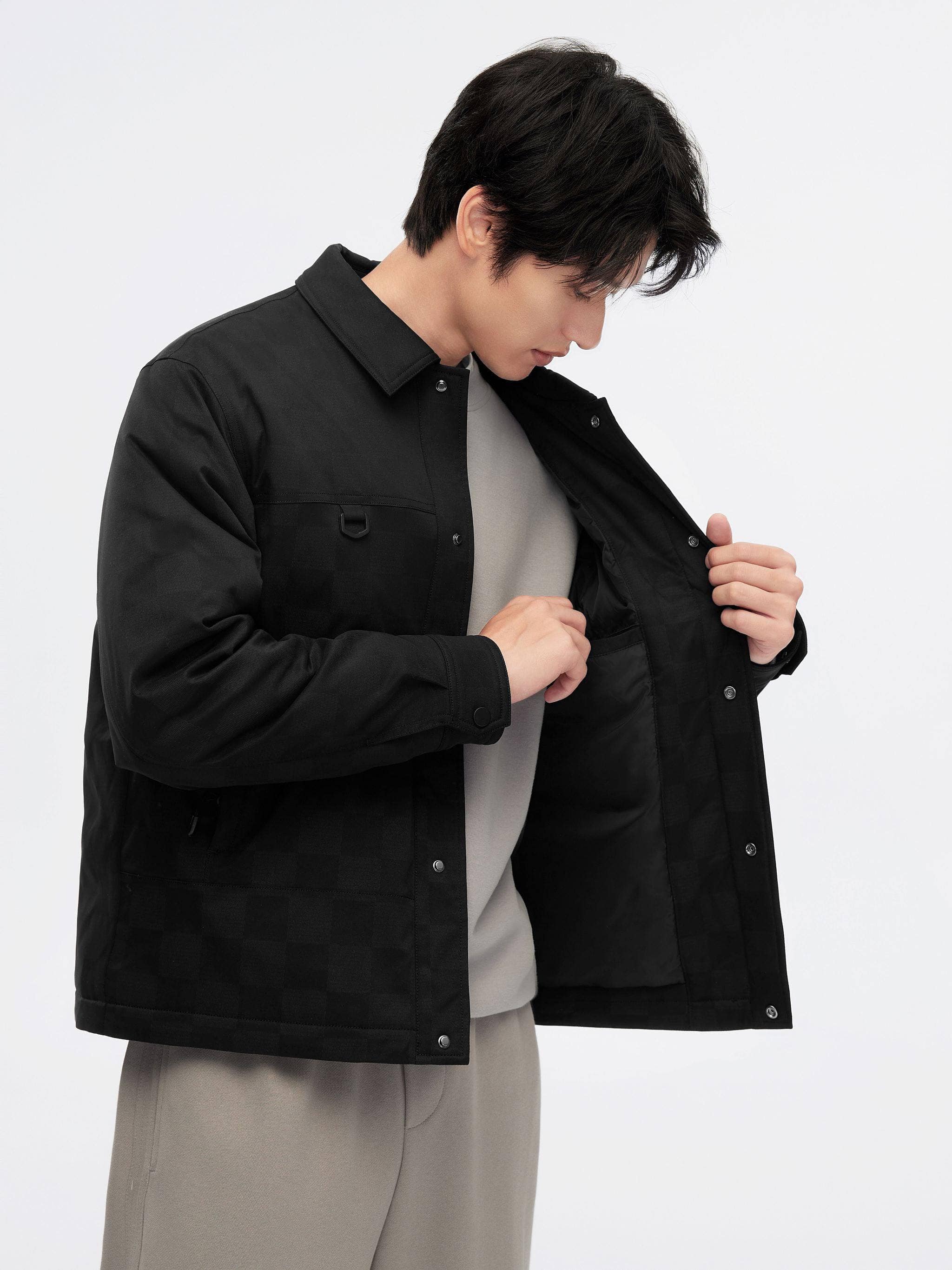 BOSIDENG 2024 Men's Down Shacket 5313