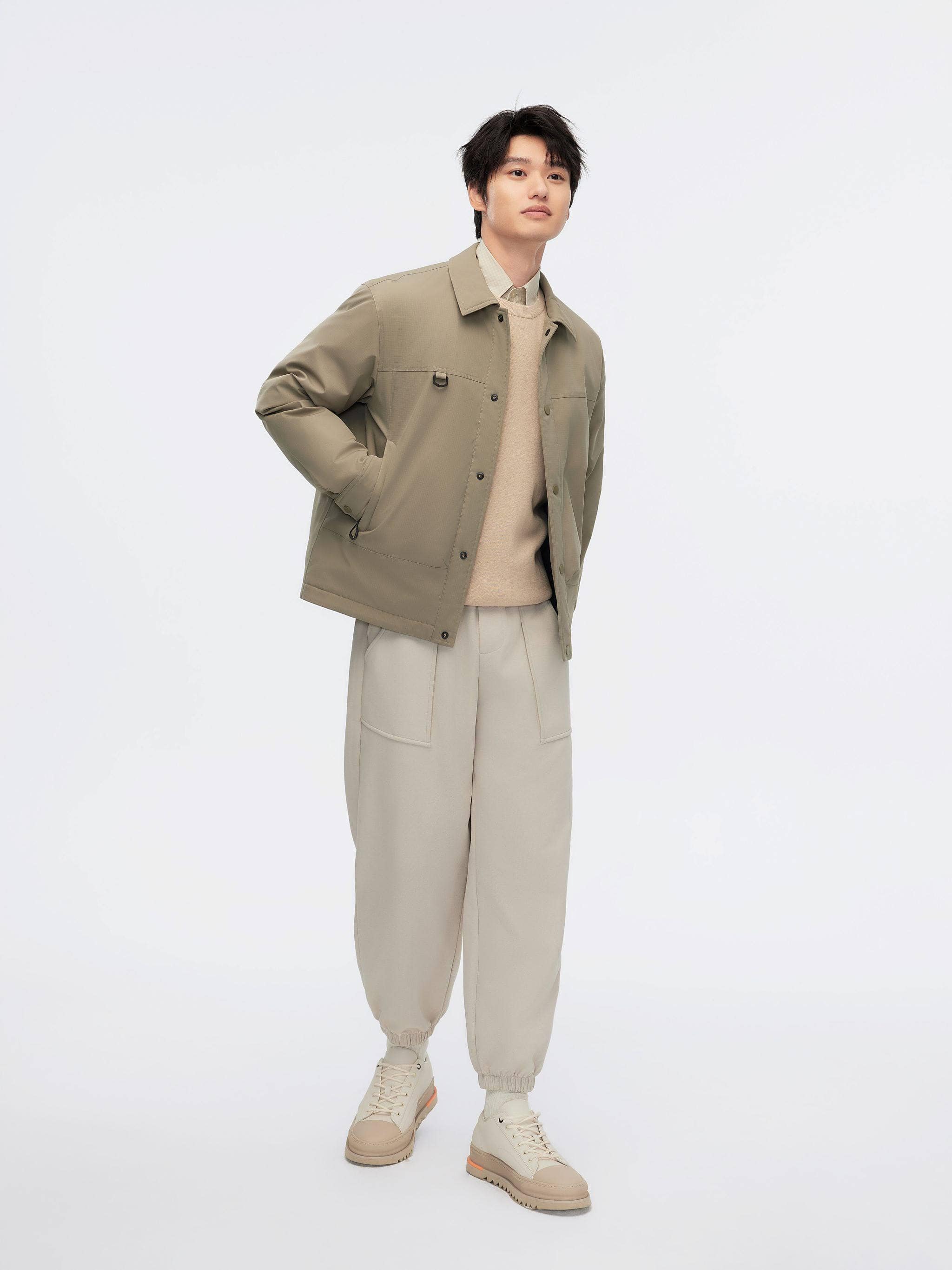 BOSIDENG 2024 Men's Down Shacket 5313