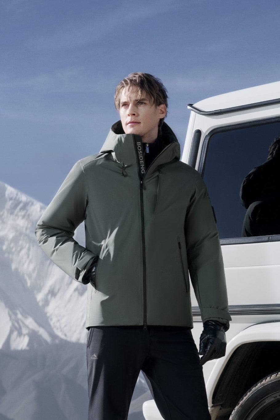 BOSIDENG 2024 Men’s GORE-TEX® Hooded Goose Down Jacket Jackets