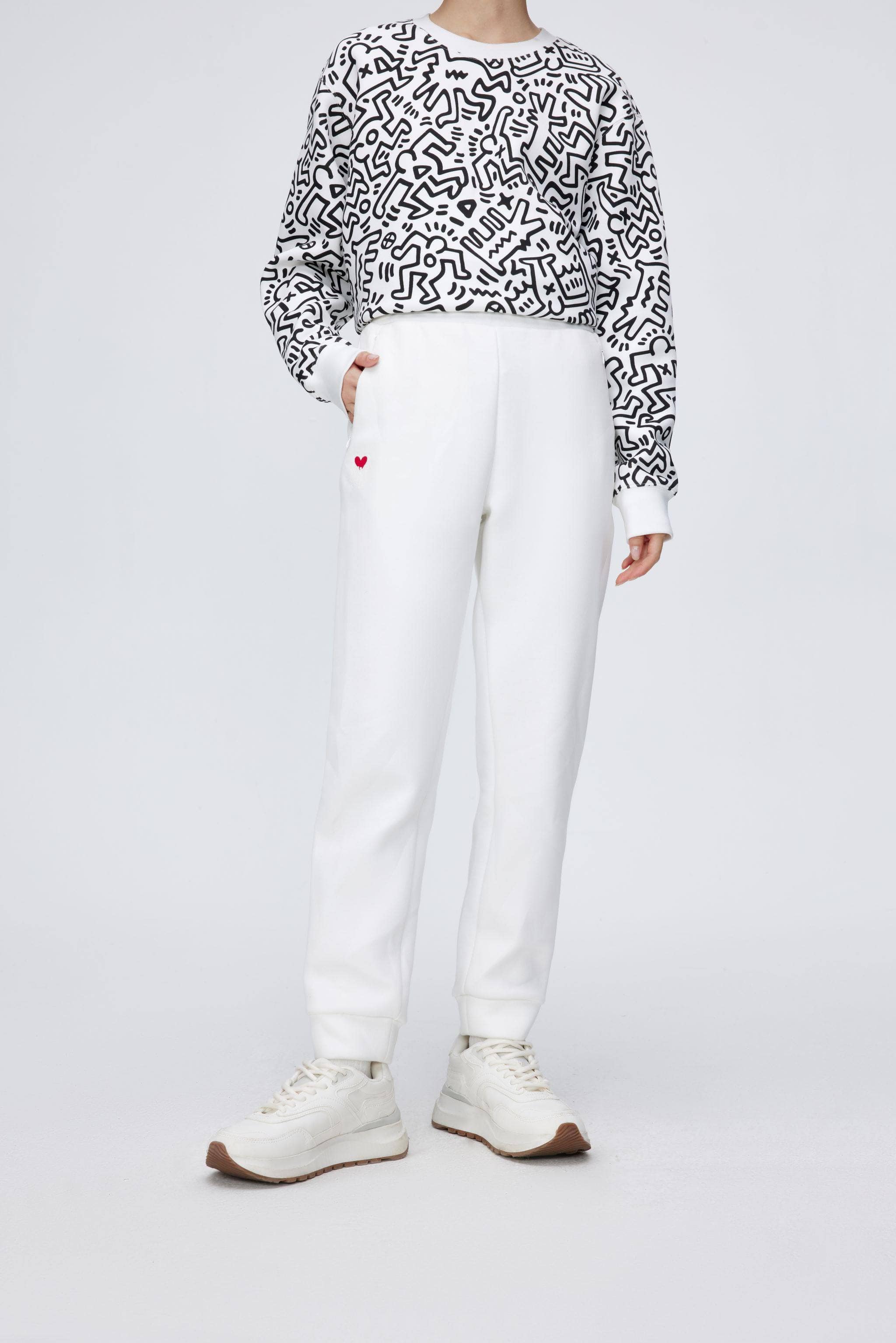 BOSIDENG 2024 Jogger 82ZB leggings Off white / 6