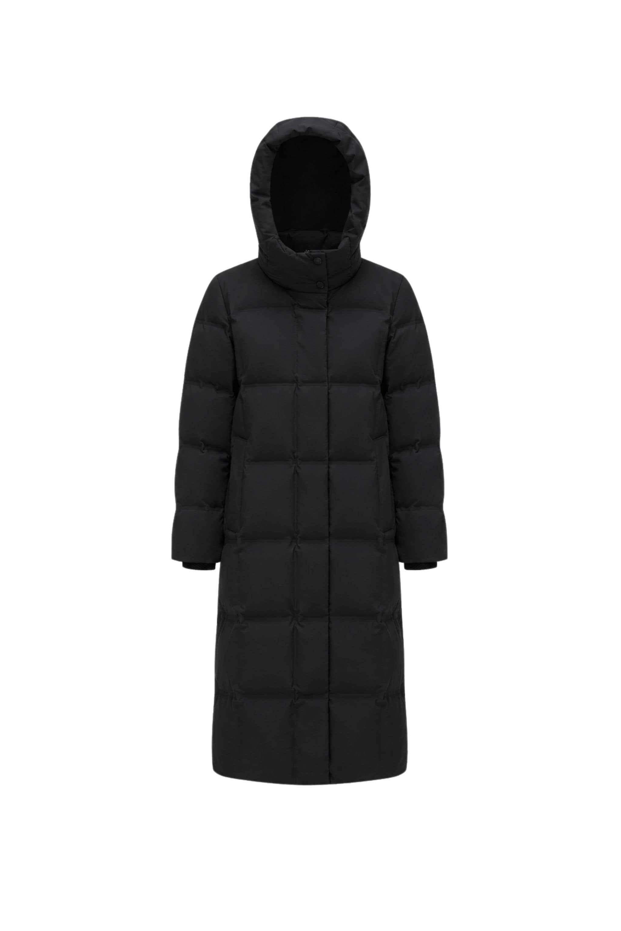 Women's Diamond Quilt Full Length Goose Down Coat