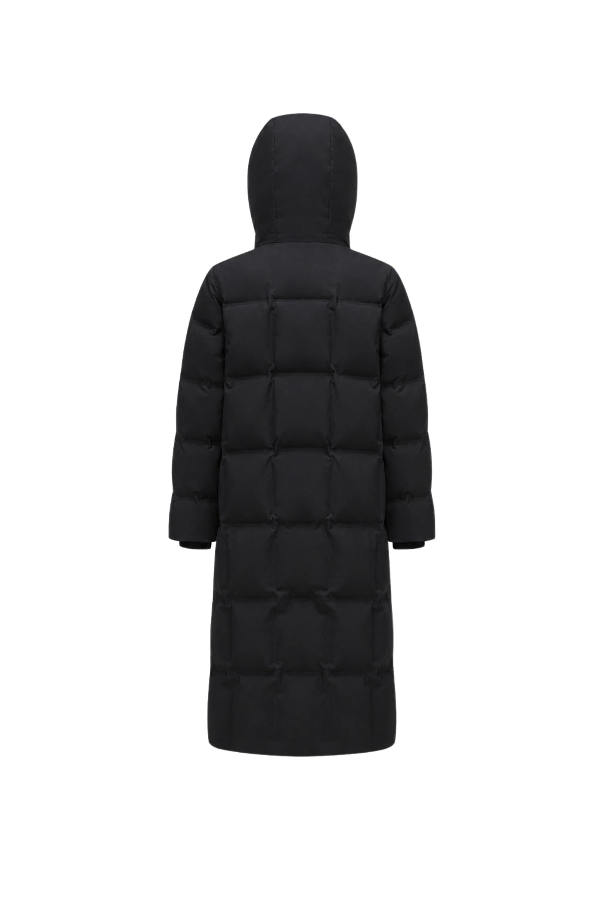 Women's Diamond Quilt Full Length Goose Down Coat