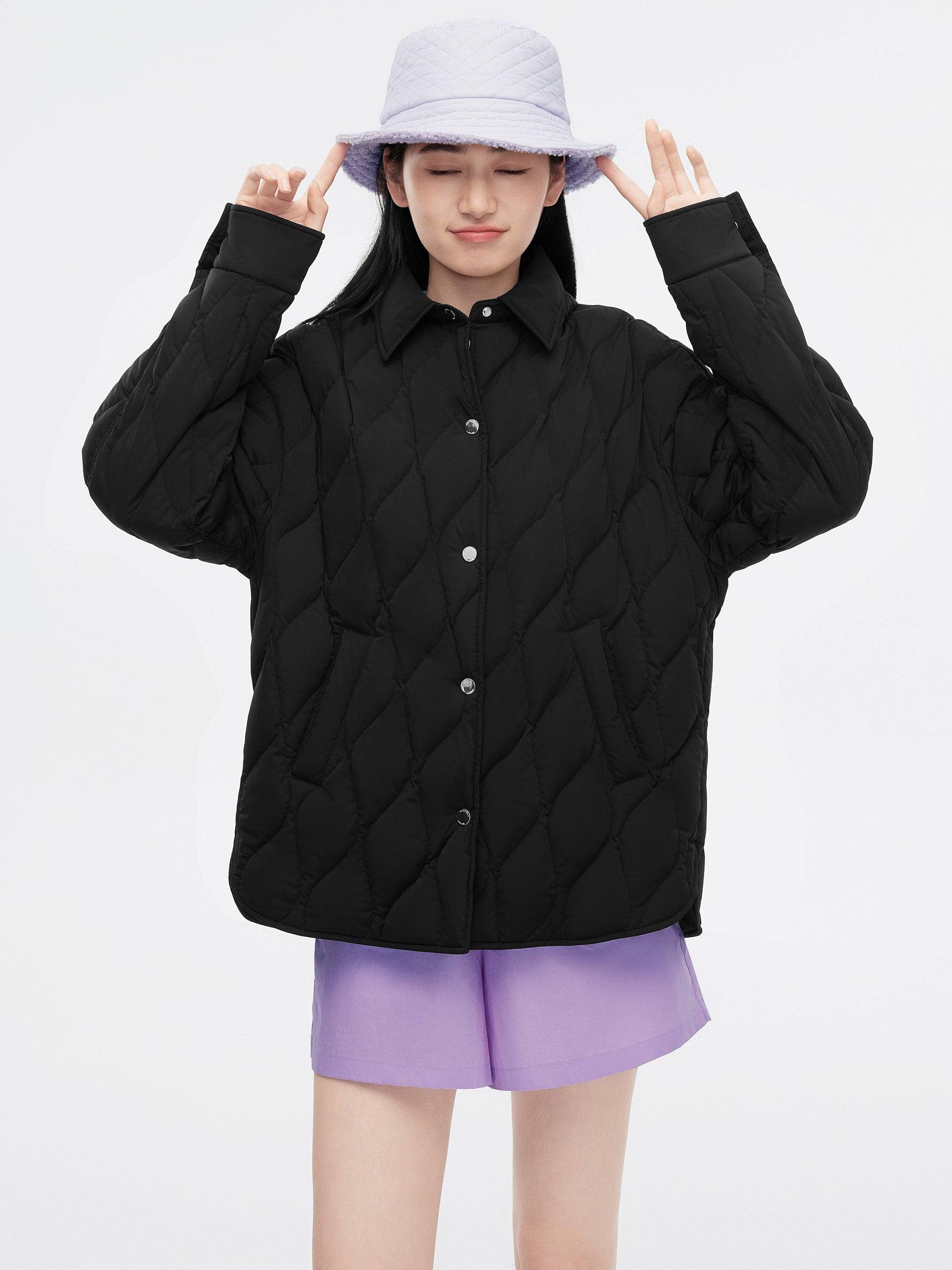 BOSIDENG 2024 Women's Down Shacket 5308