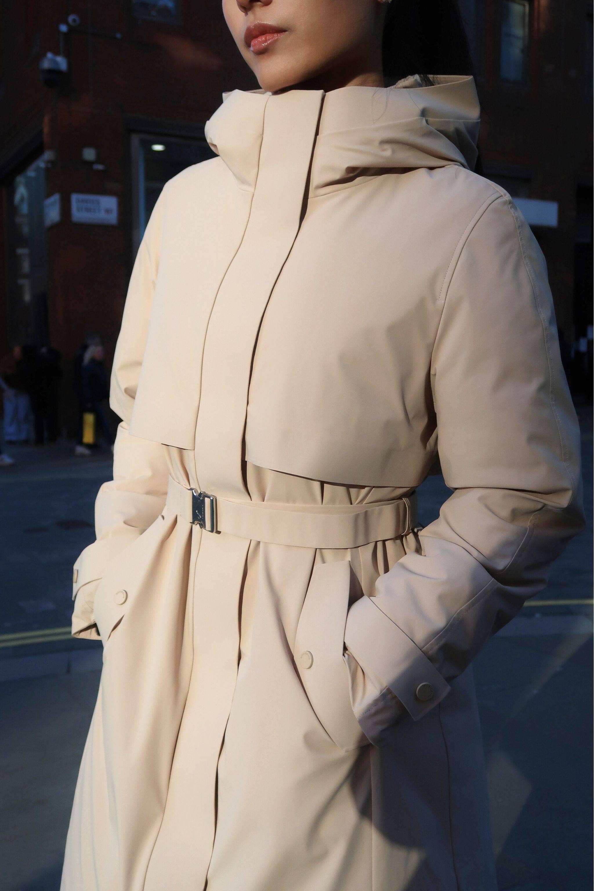 BOSIDENG 2024 Women's Goose Down Mac Jackets