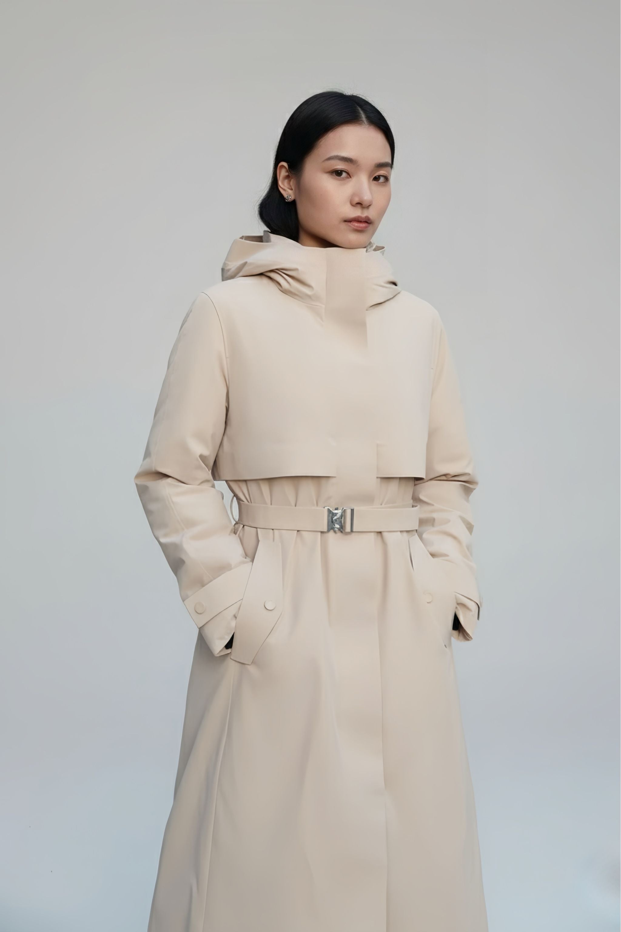 BOSIDENG 2024 Women's Goose Down Mac Jackets
