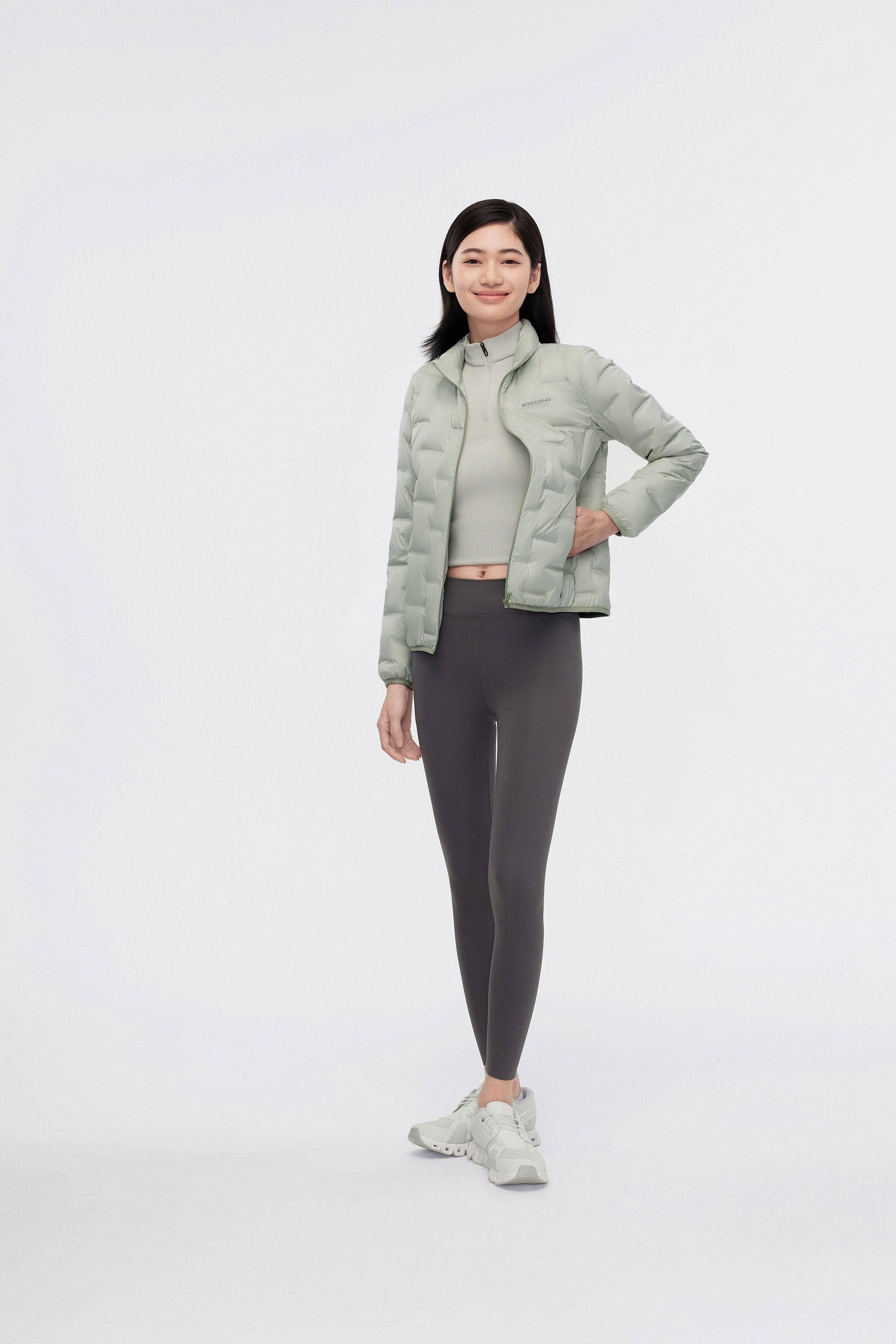 BOSIDENG 2024 Women's Goose Down Weightless Packable Jacket 1034