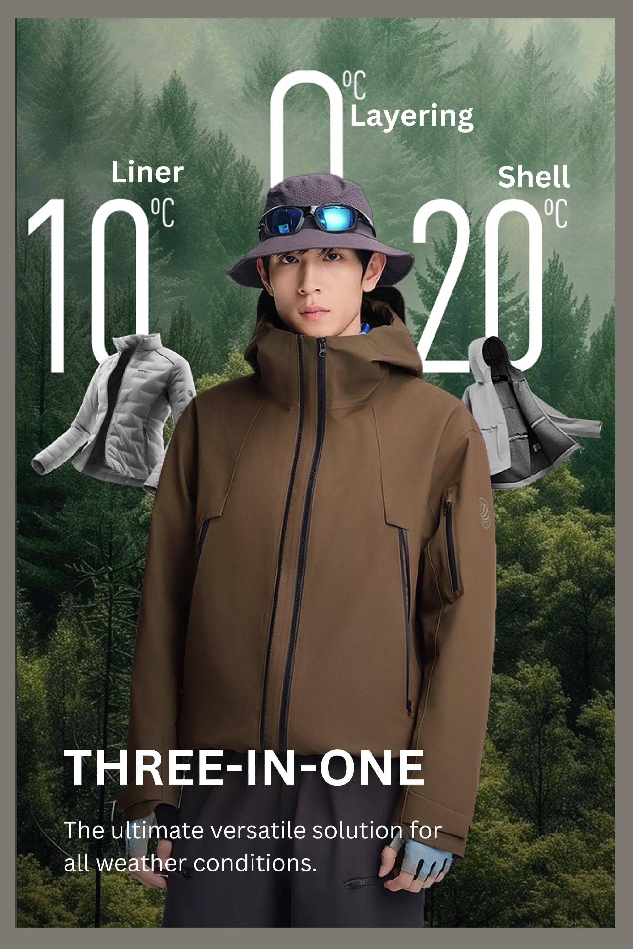 BOSIDENG 2025 All Weather Goose Down Jacket 1330 Jacket