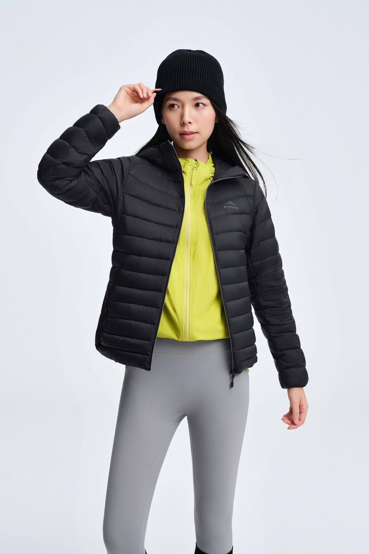 Women's Goose Down Jacket With Hood 1048