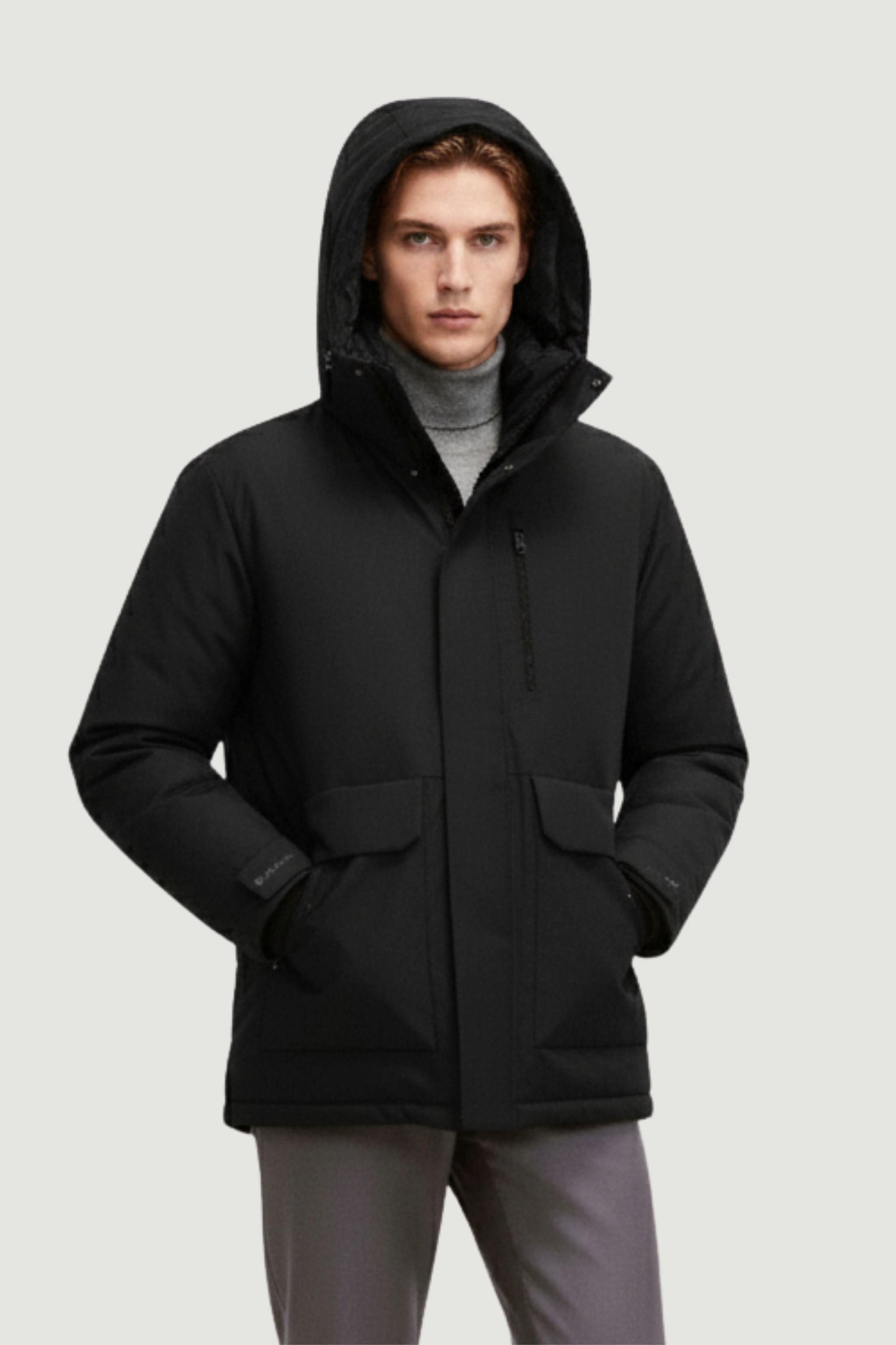 BOSIDENG 2025 Urban Extreme Men's Short Goose Down Jacket 211 Jacket Black / XS