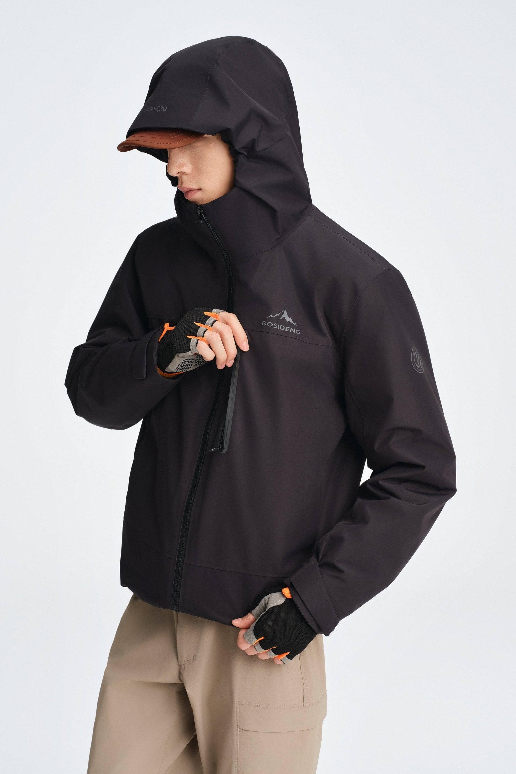 BOSIDENG 2025 All Weather Goose Down Jacket 1320 Jackets Black / XXXS