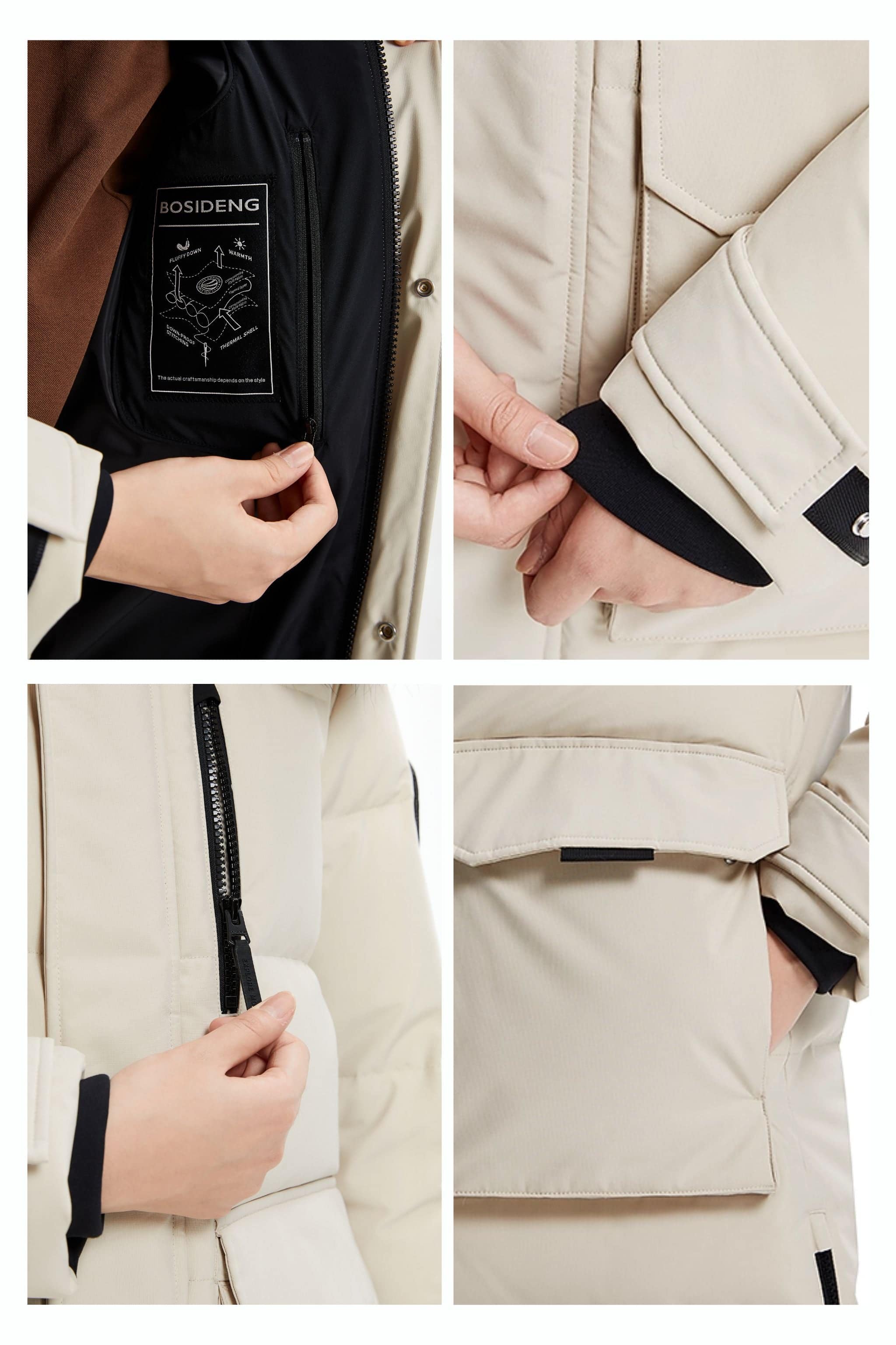 BOSIDENG 2025 Classic Extreme Full Length Goose Down Parka 2300 Jacket