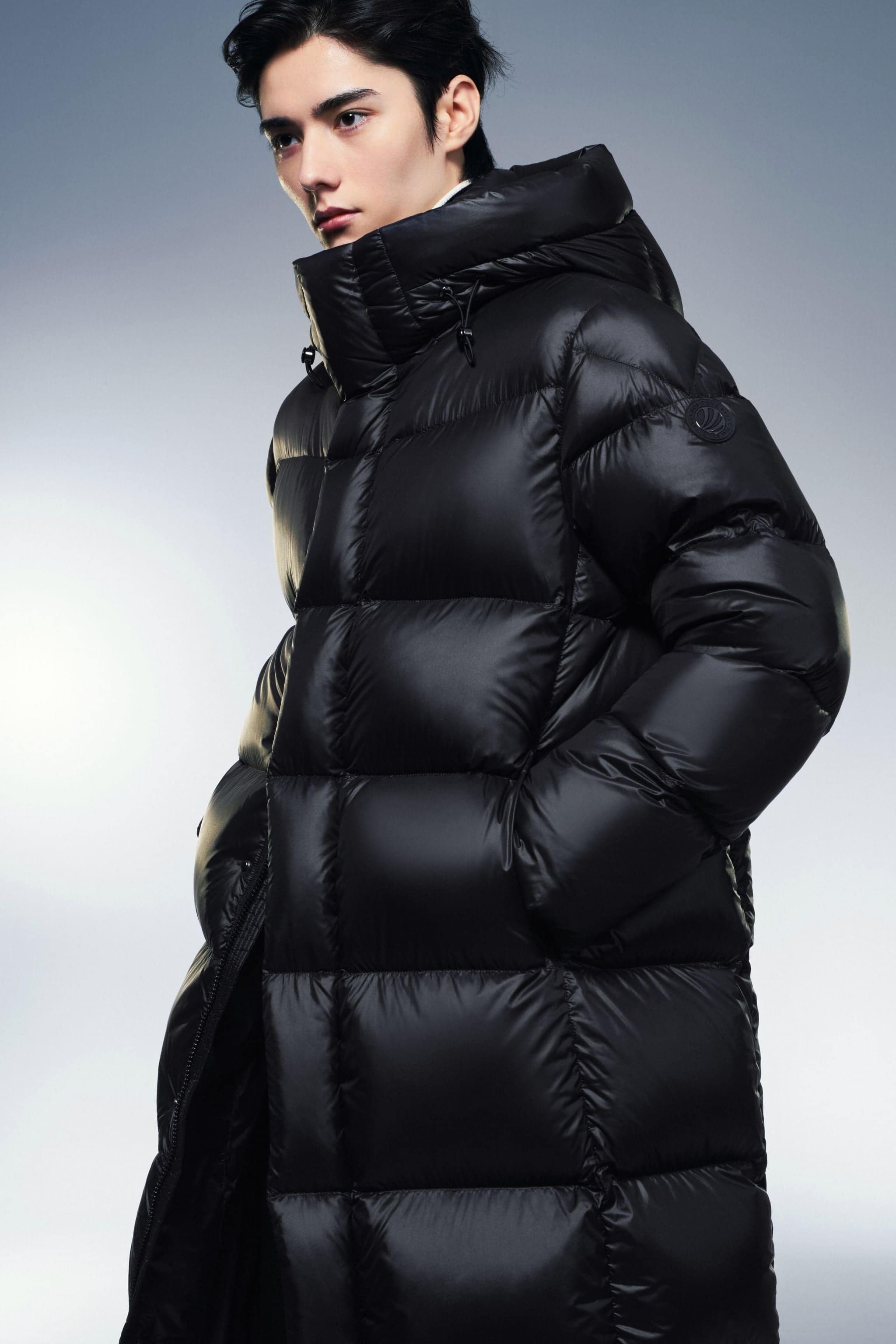 BOSIDENG 2025 Full Length Goose Down Puffer With Hood 130 Jacket