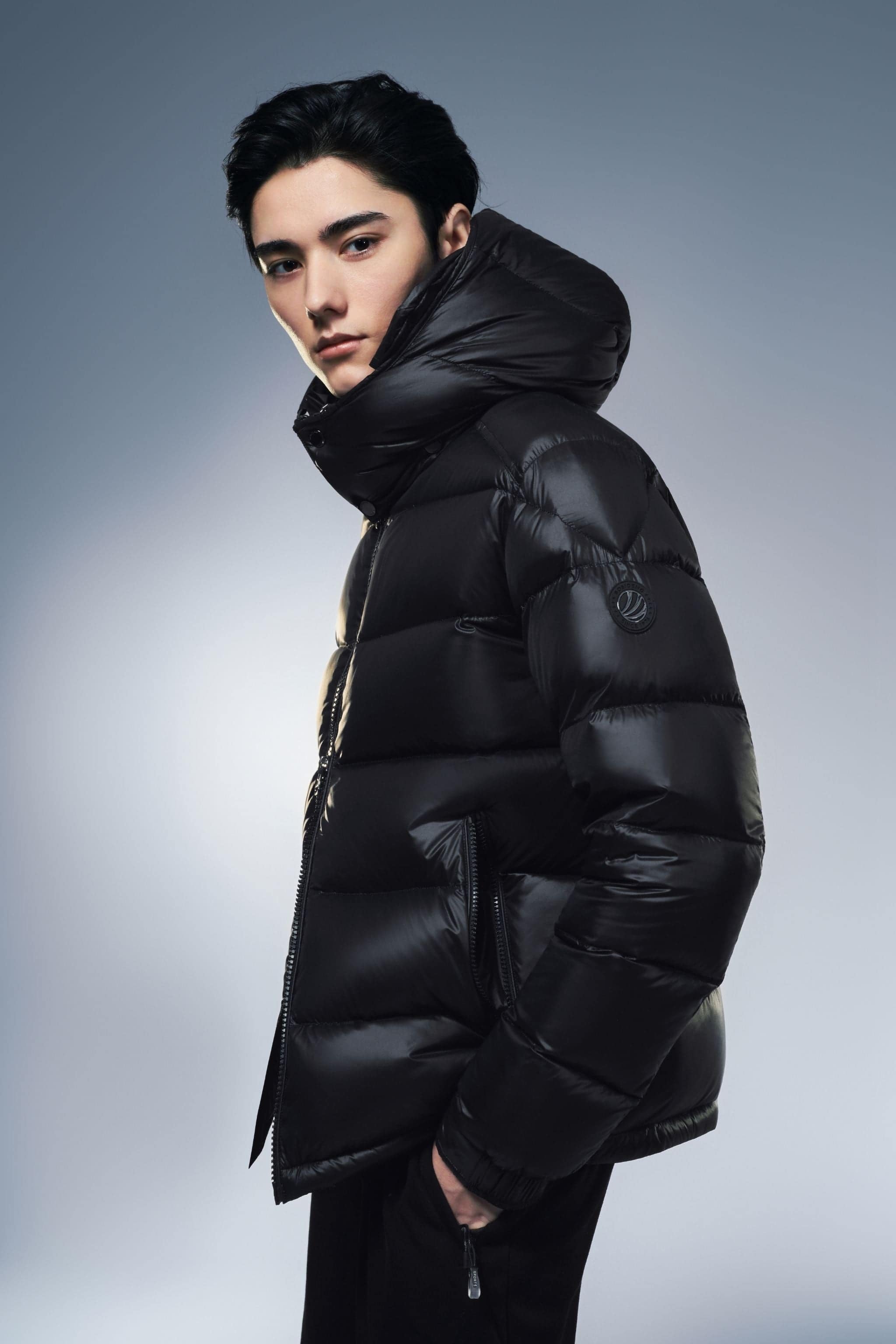 BOSIDENG 2025 Goose Down Puffer With Hood 110 Jacket