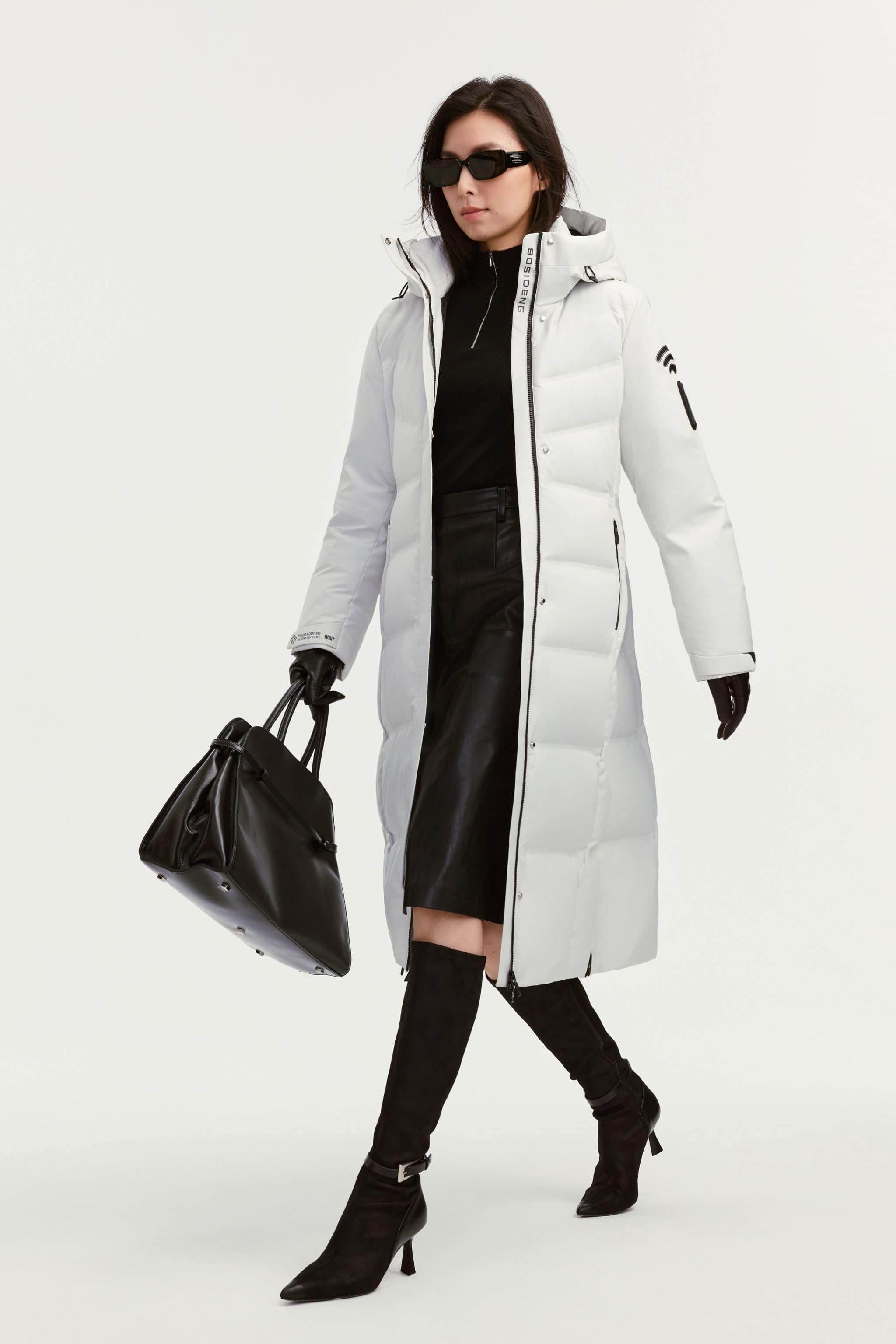 BOSIDENG 2025 GORE-TEX Women's Full Length Goose Down Jacket 206 Jacket