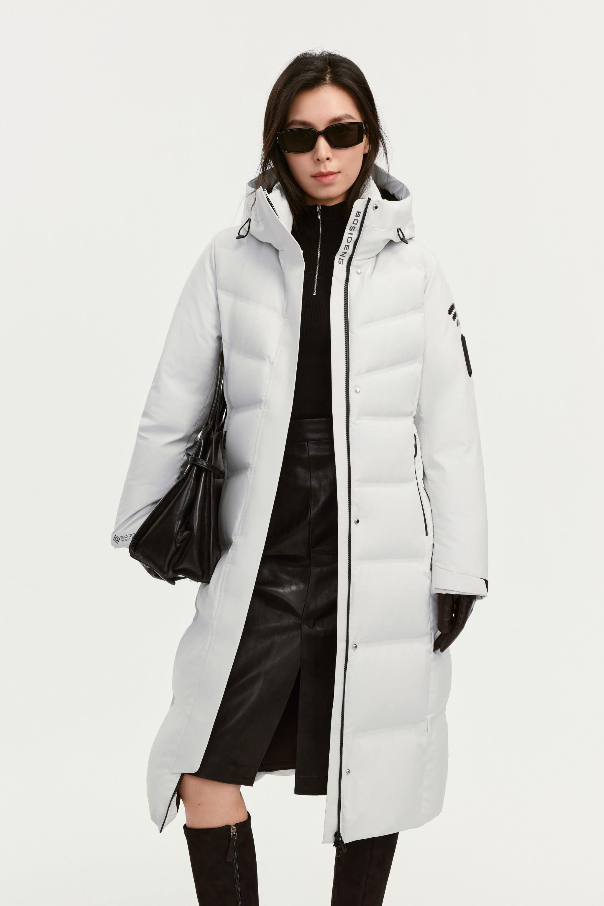 BOSIDENG 2025 GORE-TEX Women's Full Length Goose Down Jacket 206 Jacket