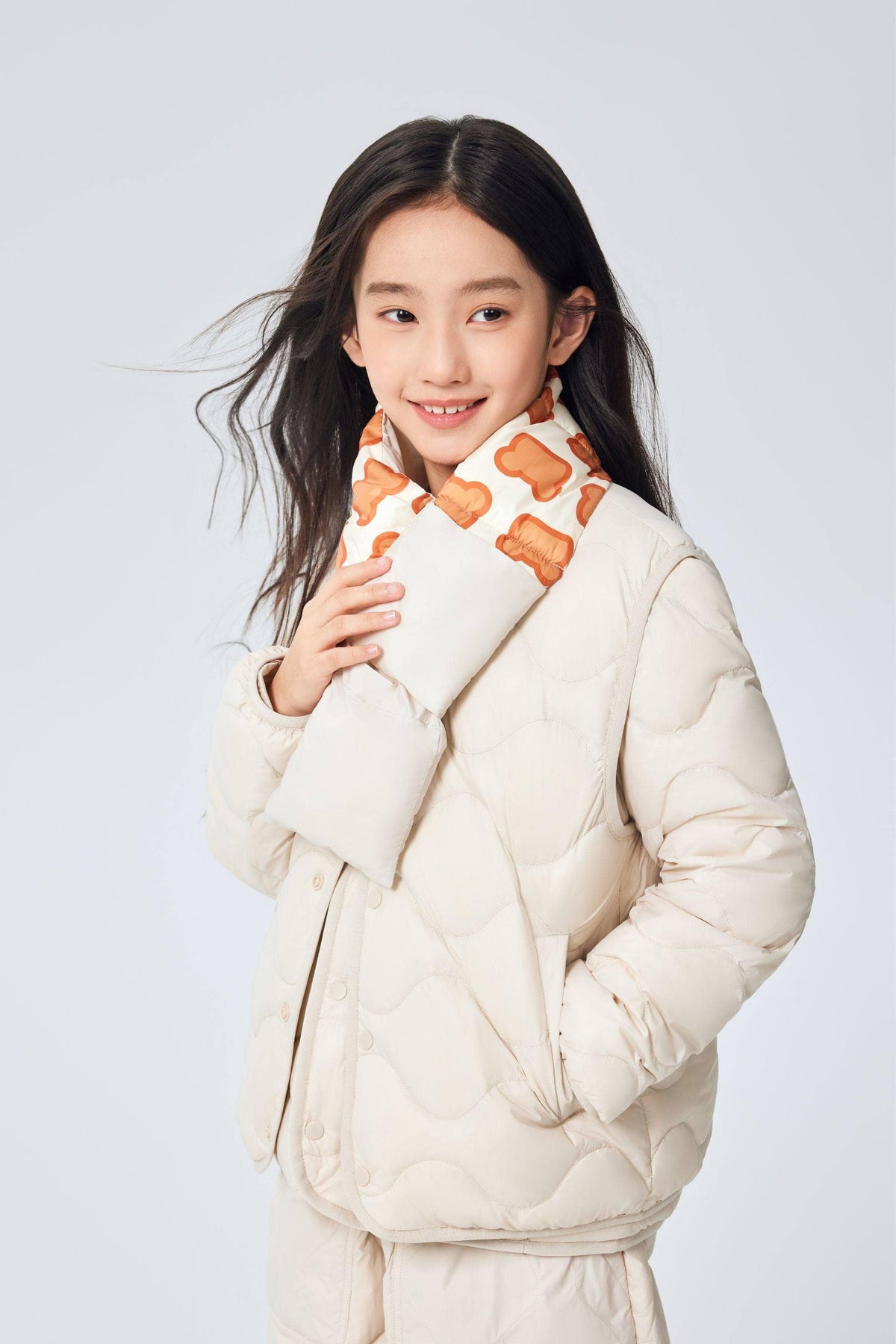 Junior Versatile Layering Down Scarf 20