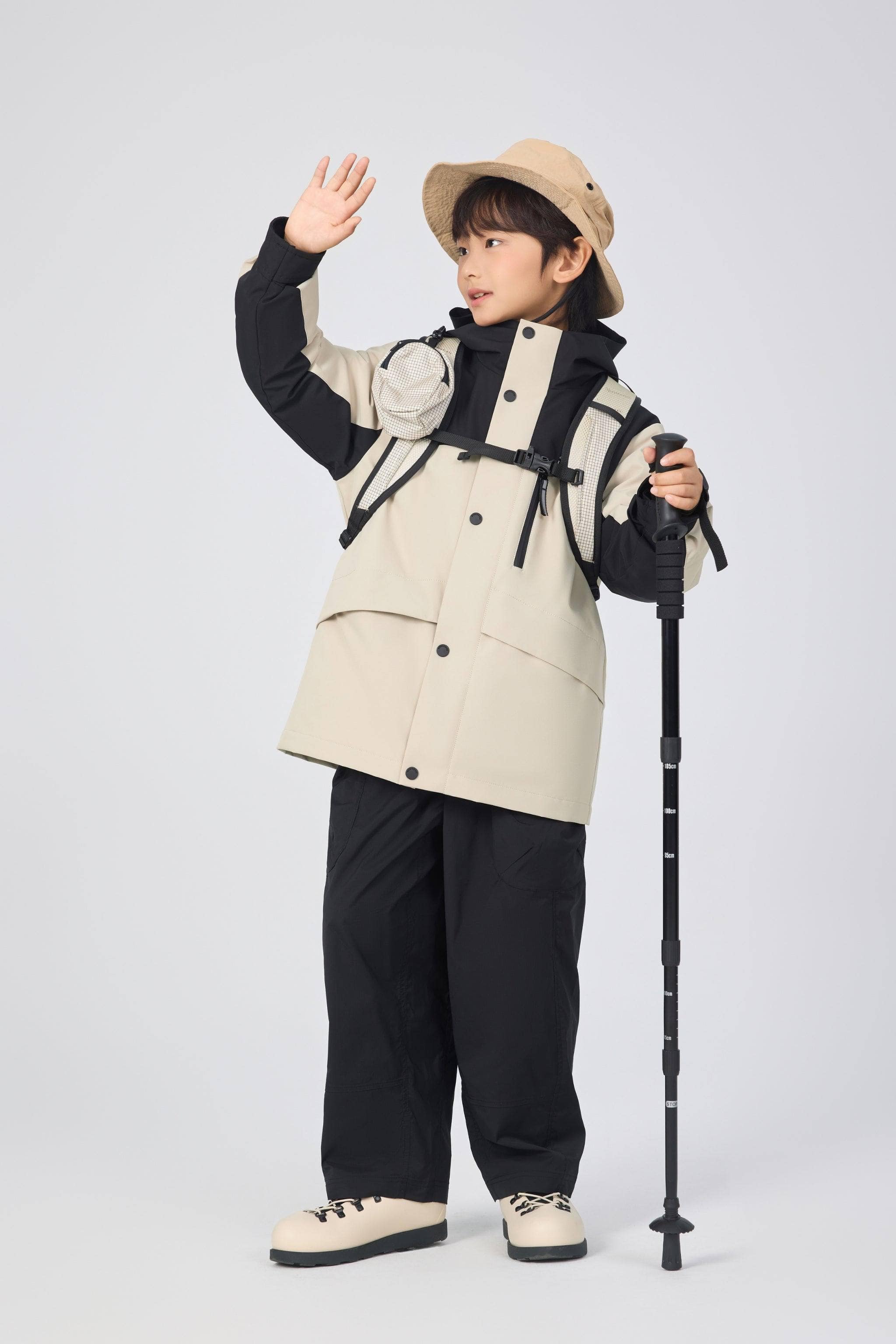 BOSIDENG 2025 Kid's Three In One All Weather Down Jacket With Hood 1340 Jacket