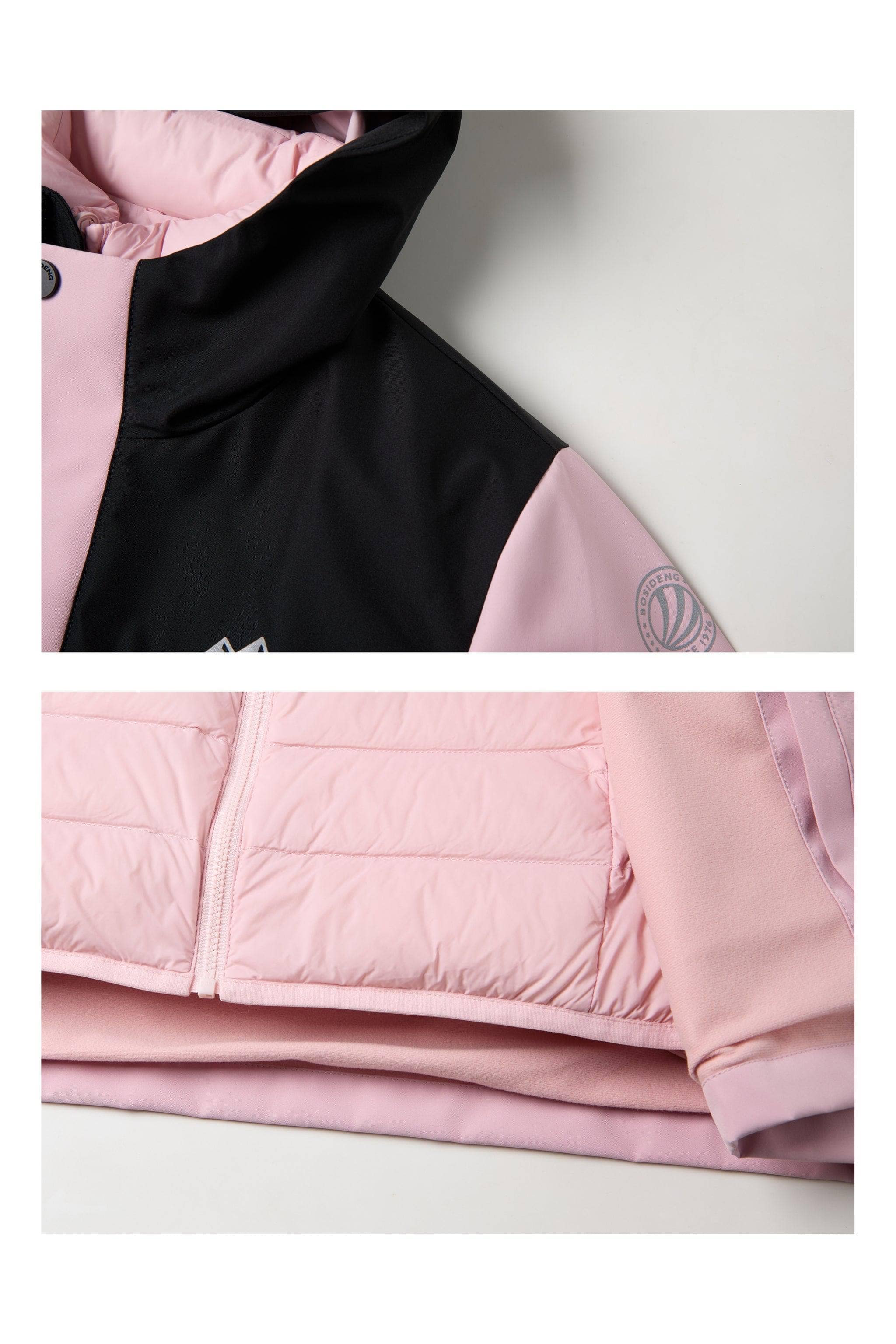 BOSIDENG 2025 Kid's Three In One All Weather Down Jacket With Hood 1340 Jacket