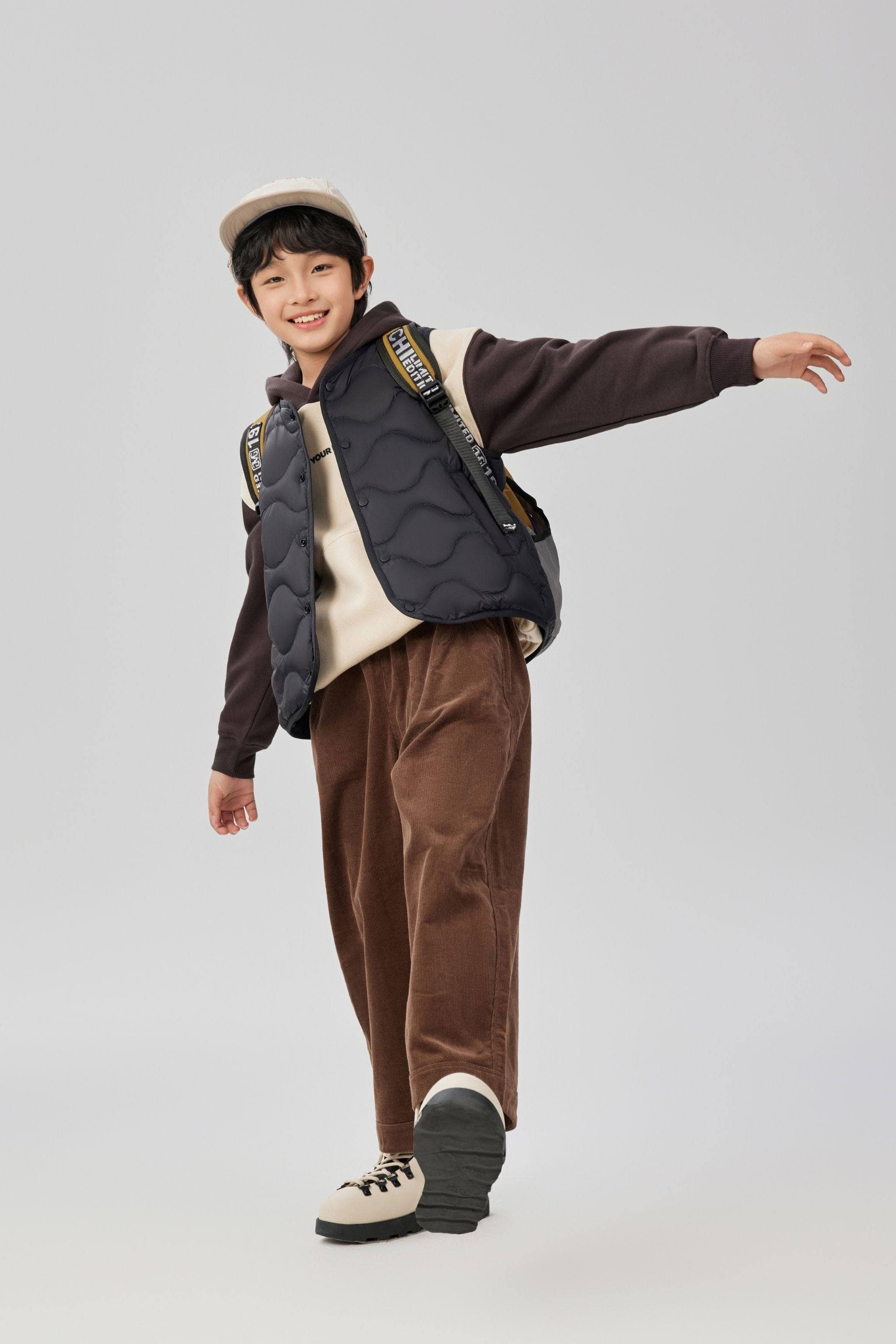 BOSIDENG 2025 Kid's Versatile Layering Down Gilet gilet
