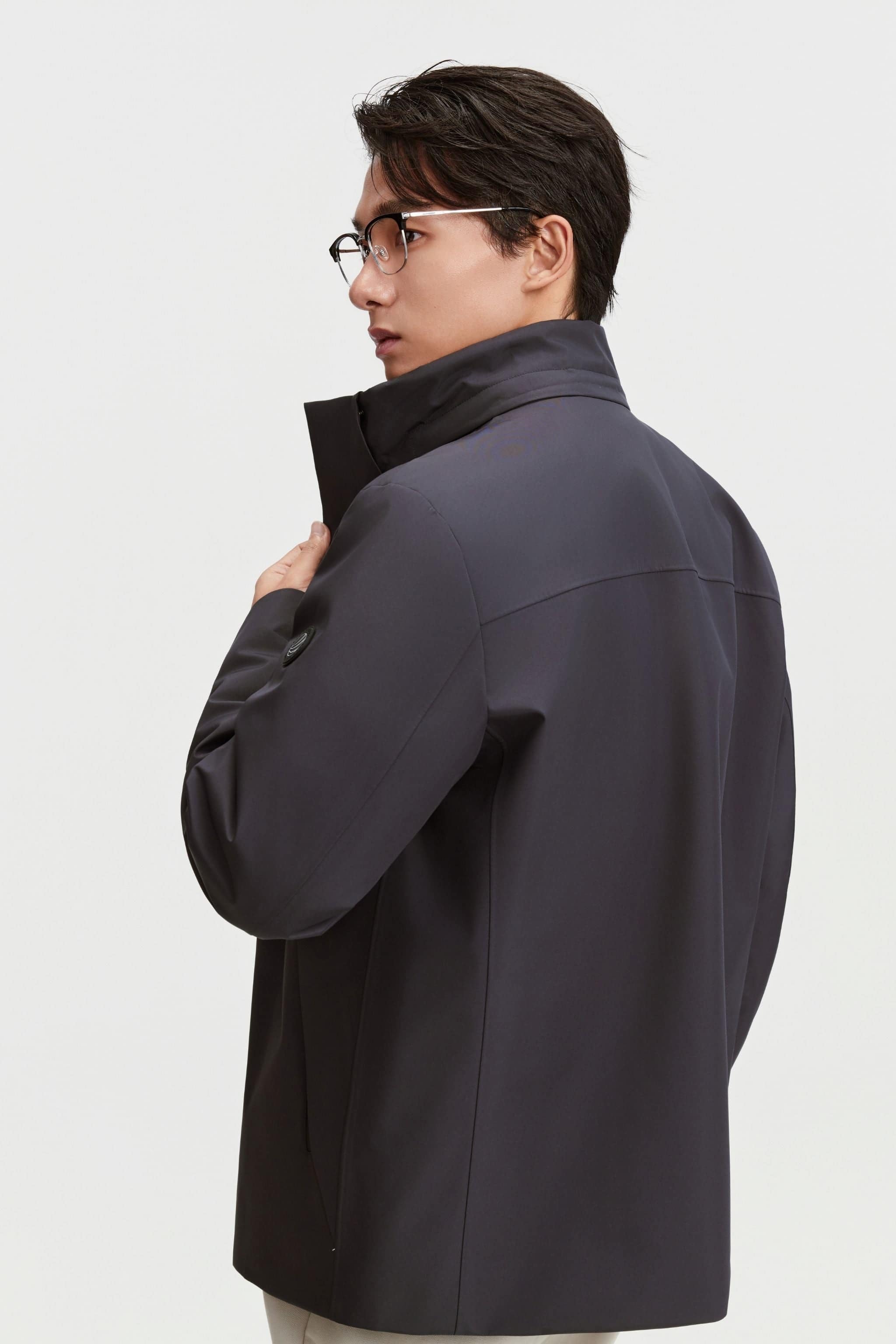 BOSIDENG 2025 Men's Business Classic Goose Down Jacket With Hood 121 Jacket