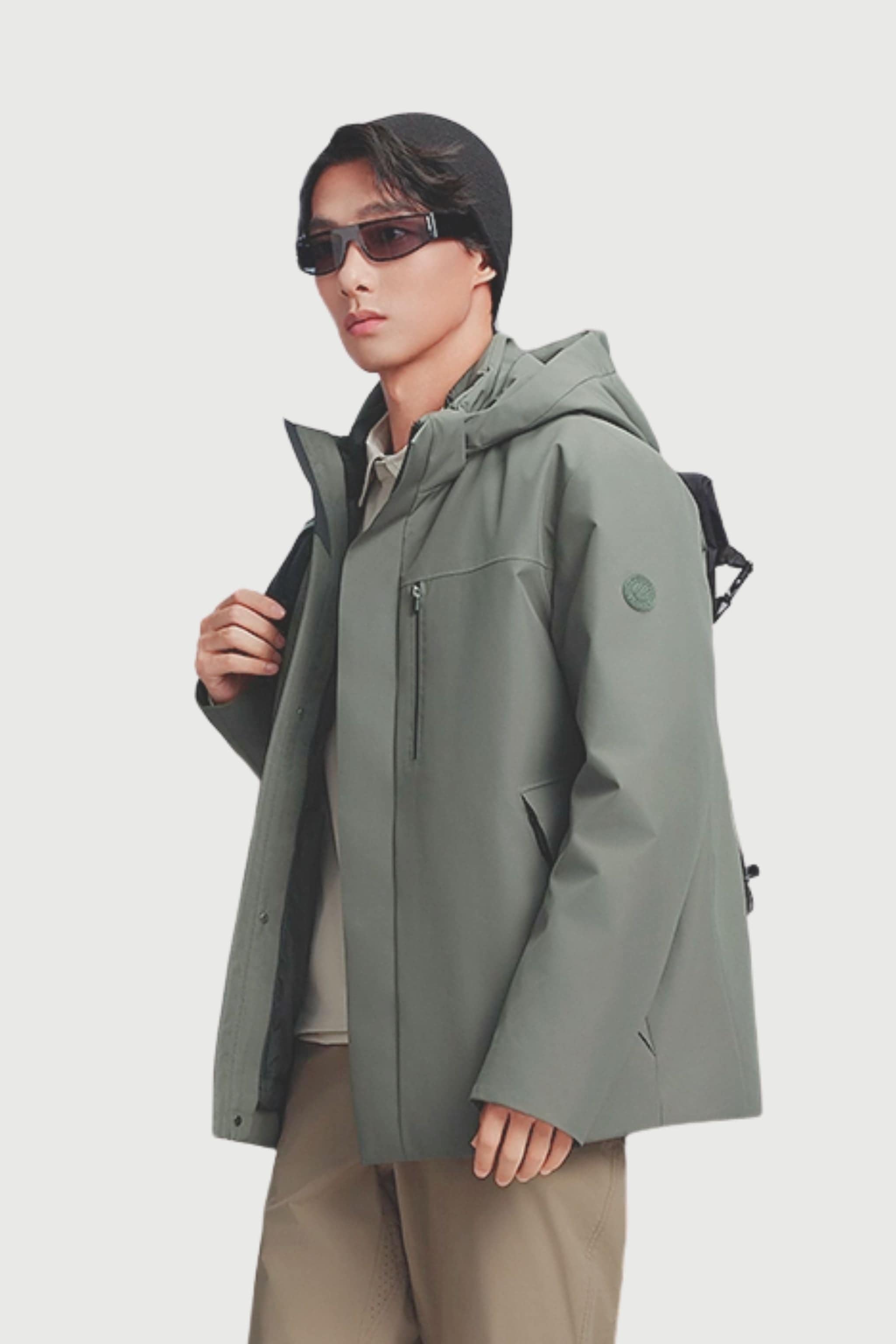 BOSIDENG 2025 Men's Business Classic Goose Down Jacket With Hood 121 Jacket