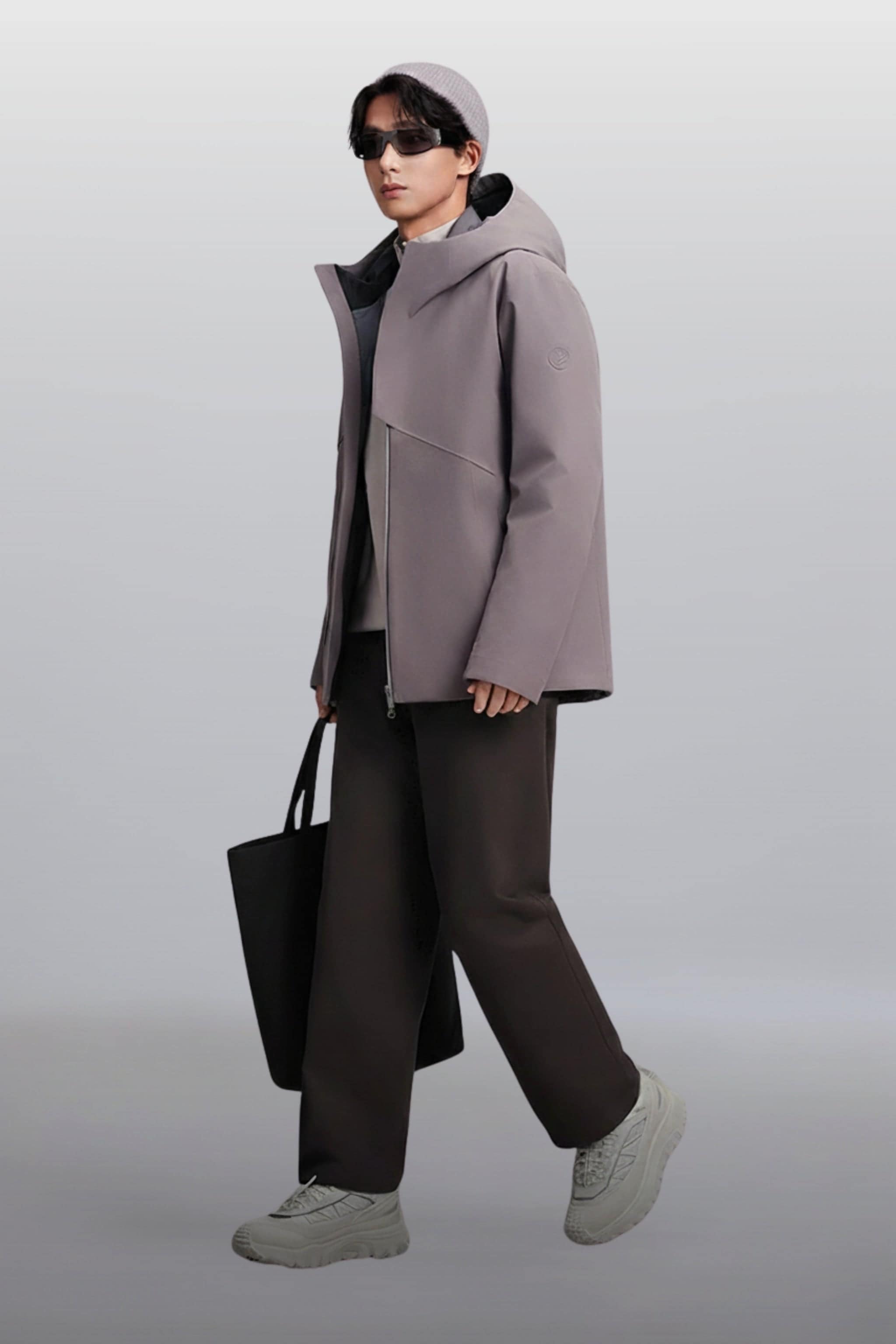 BOSIDENG 2025 Men's Hooded 3 in 1 Goose Down Jacket 215 Jacket