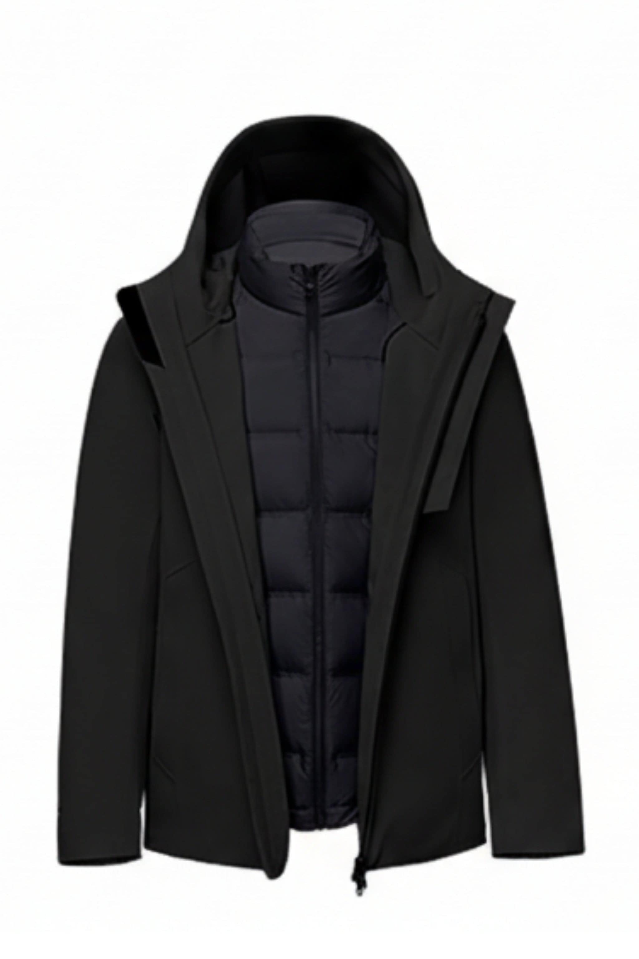 Men's Hooded 3 in 1 Goose Down Jacket | BOSIDENG