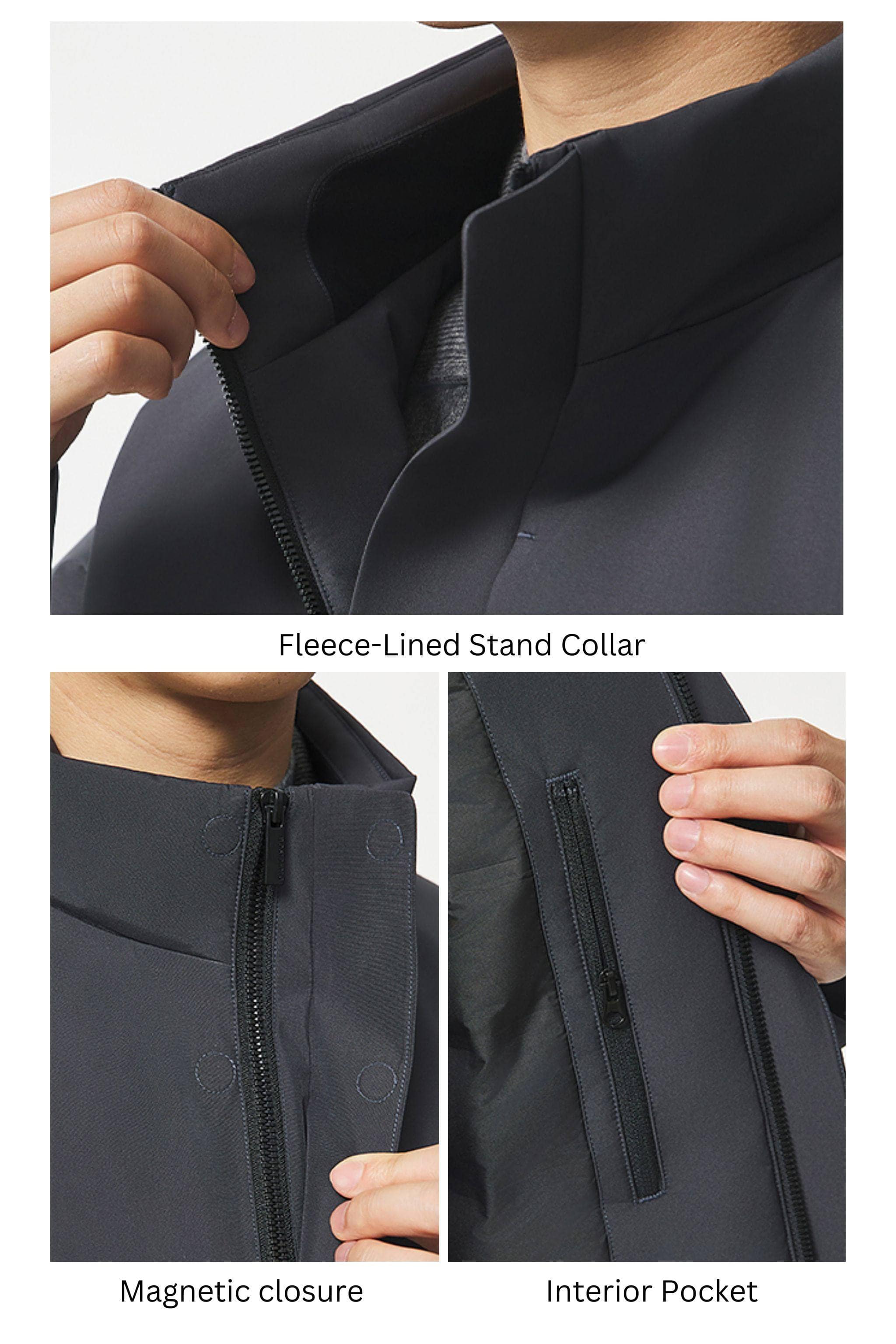 BOSIDENG 2025 Men's Stand Collar Goose Down Business Jacket Jackets