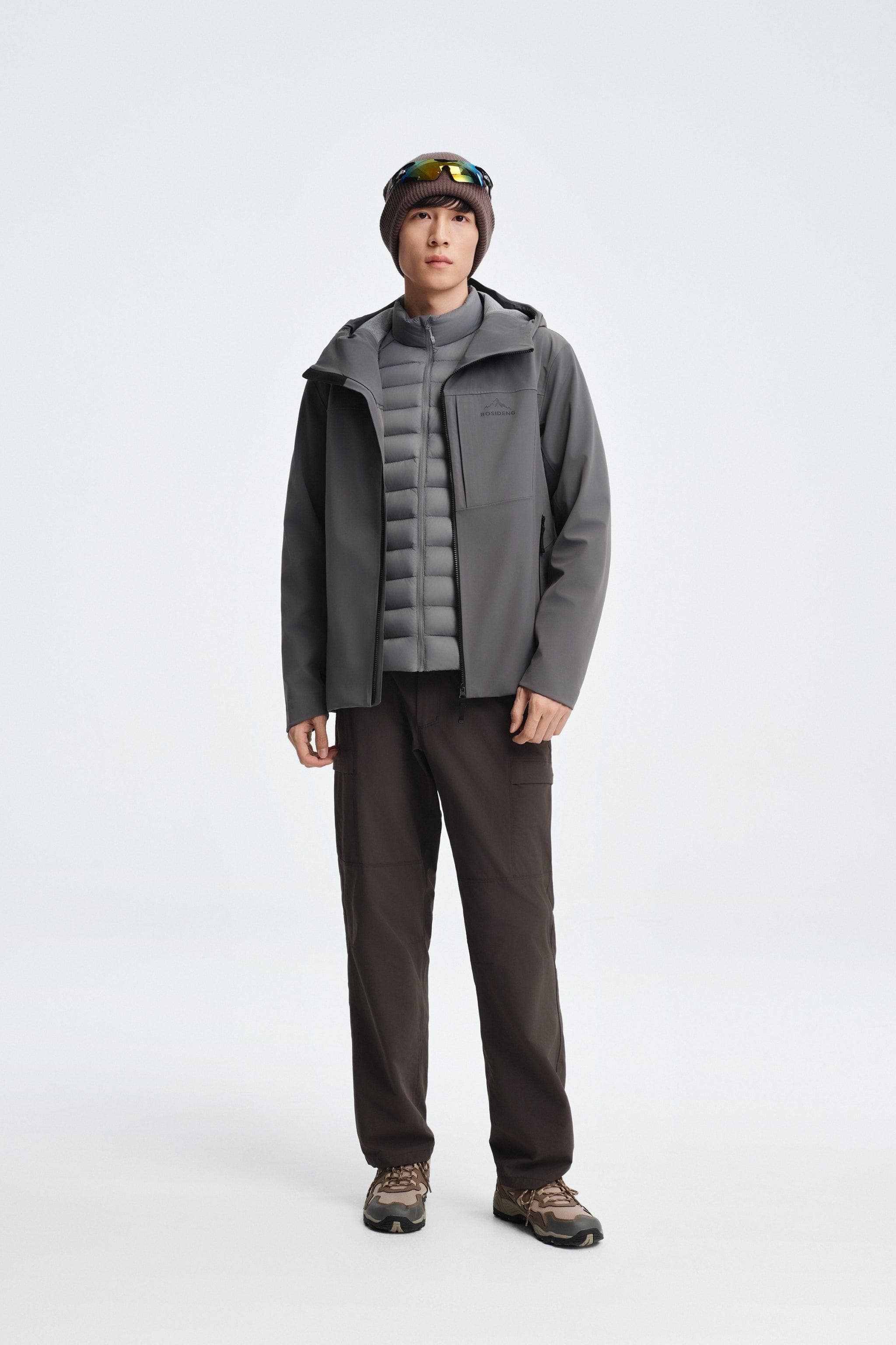 BOSIDENG 2025 Men's Stand Collar Goose Down Jacket 1037 Jackets