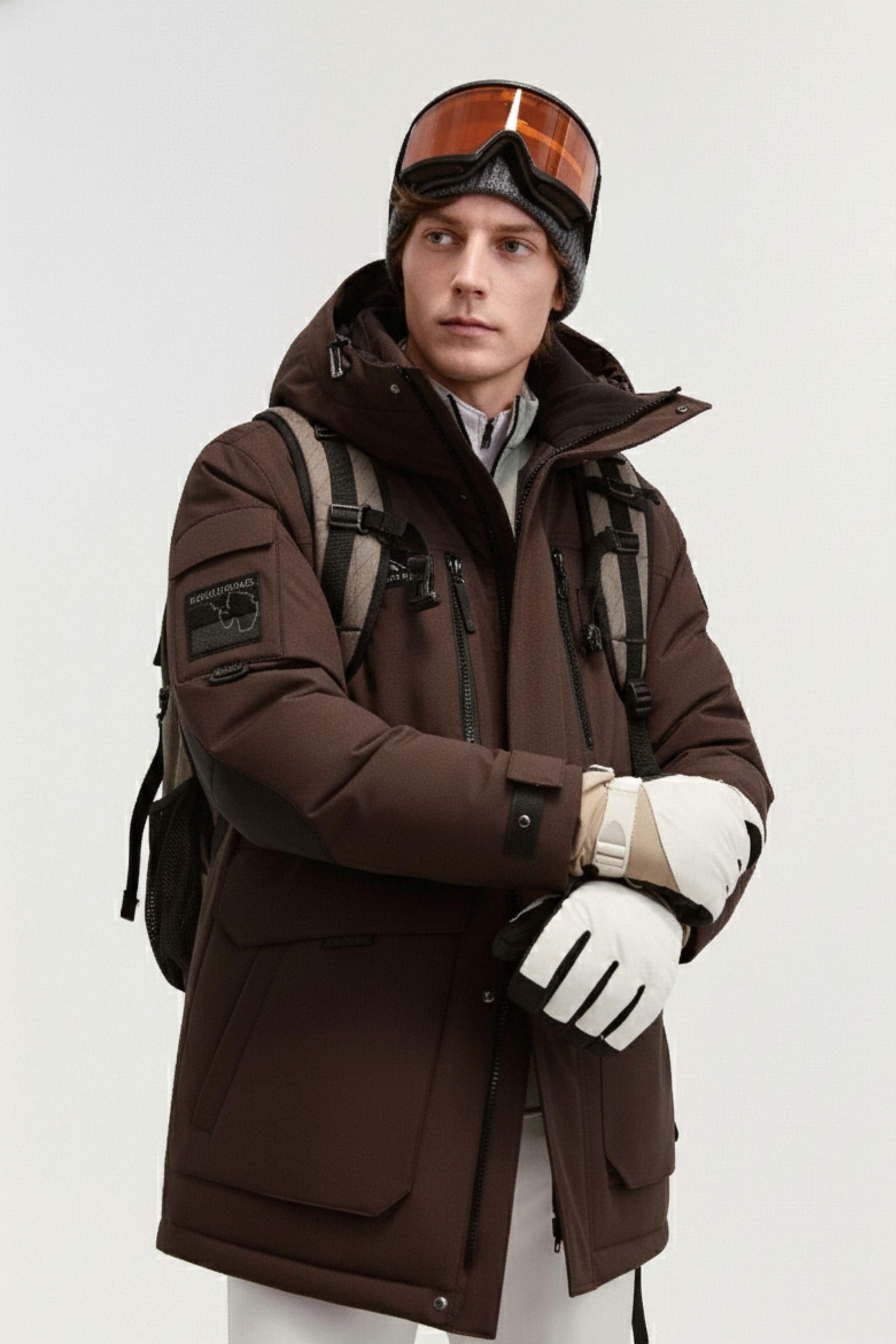 BOSIDENG 2025 Classic Extreme Goose Down Jacket 2317 Jacket Mushroom Brown / XXXS