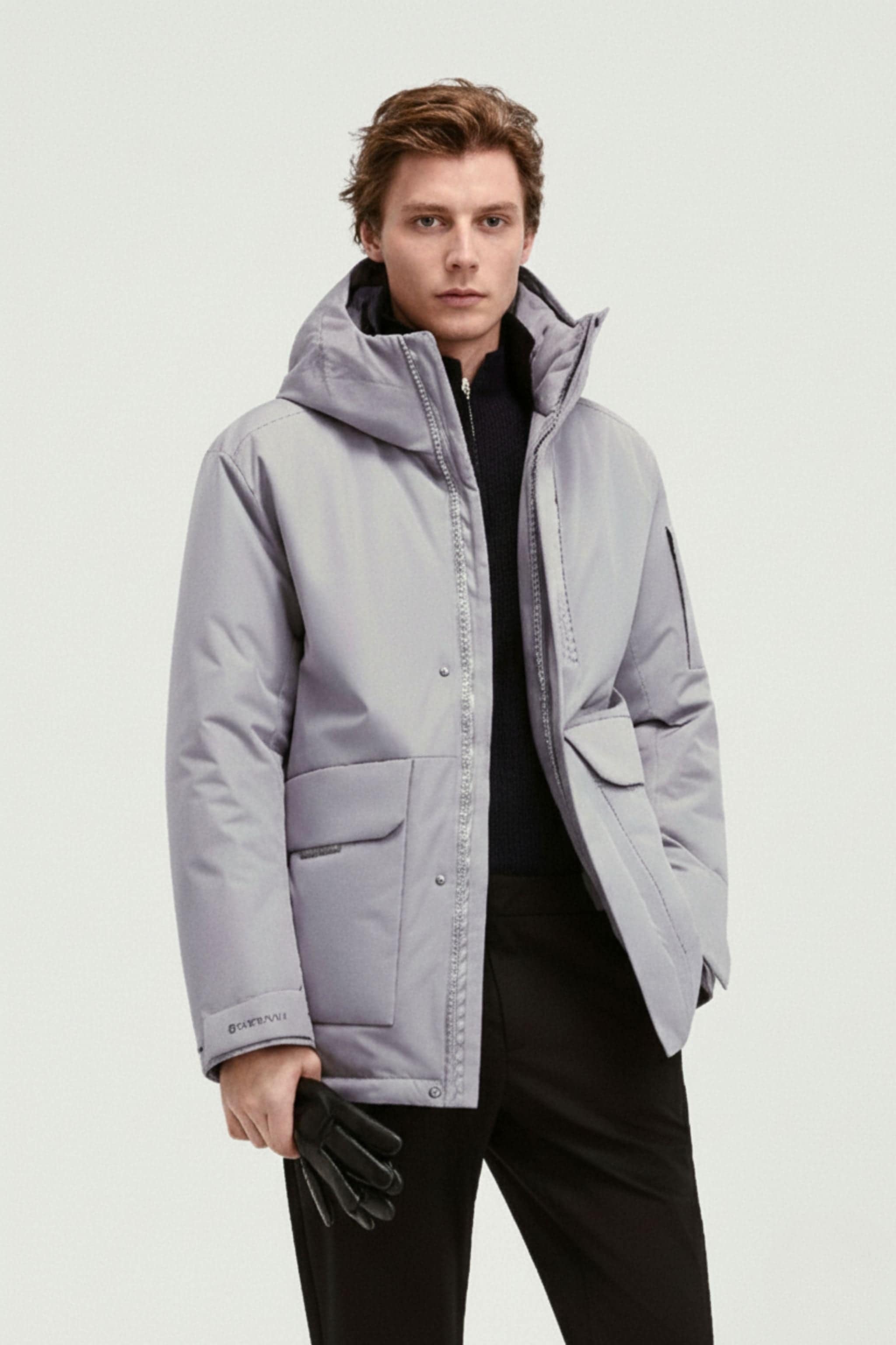 BOSIDENG 2025 Urban Extreme Men's Short Goose Down Jacket 211 Jacket Pewter / XS