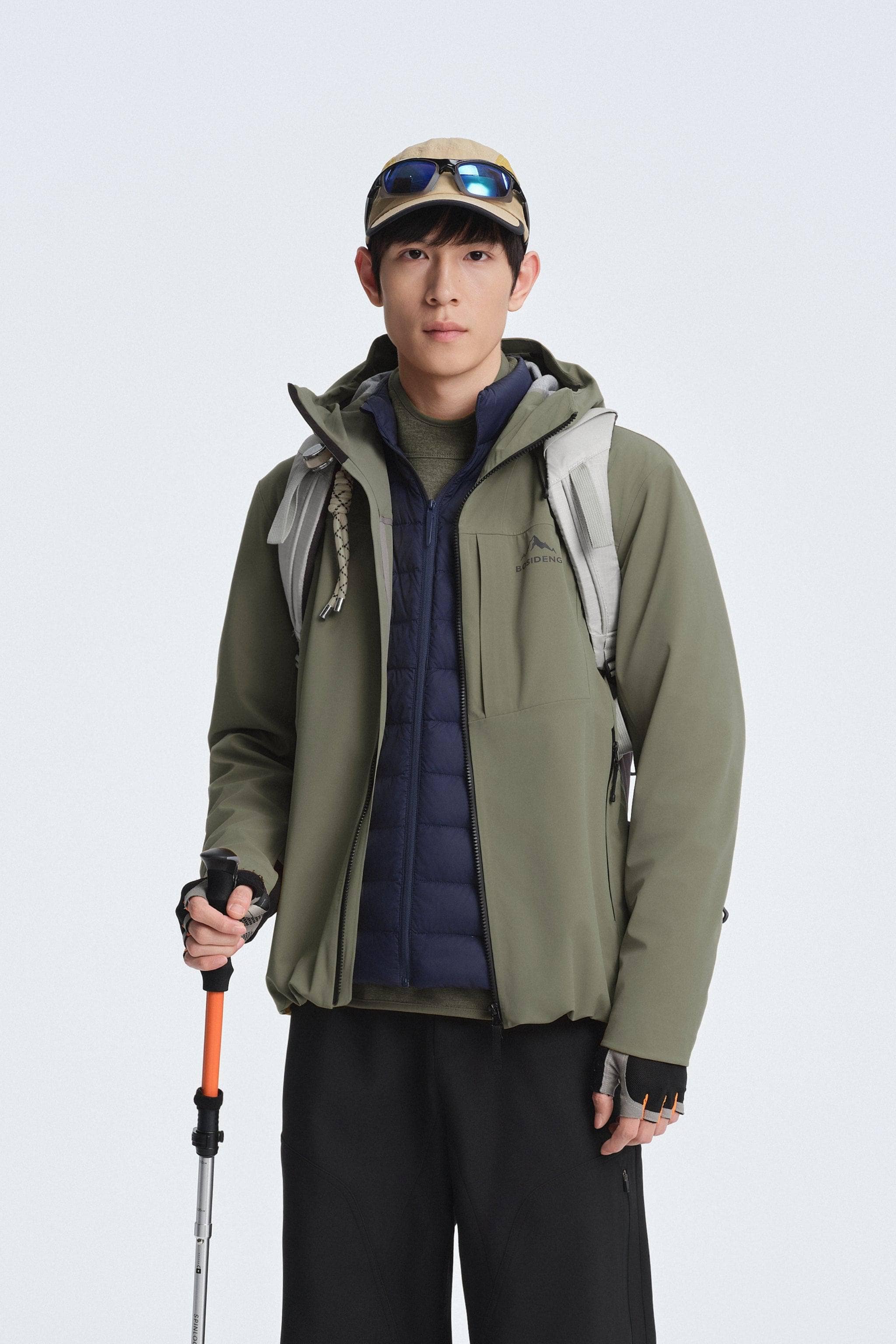 BOSIDENG 2025 Men's All Weather Jacket 1323 Pine Gr / XL