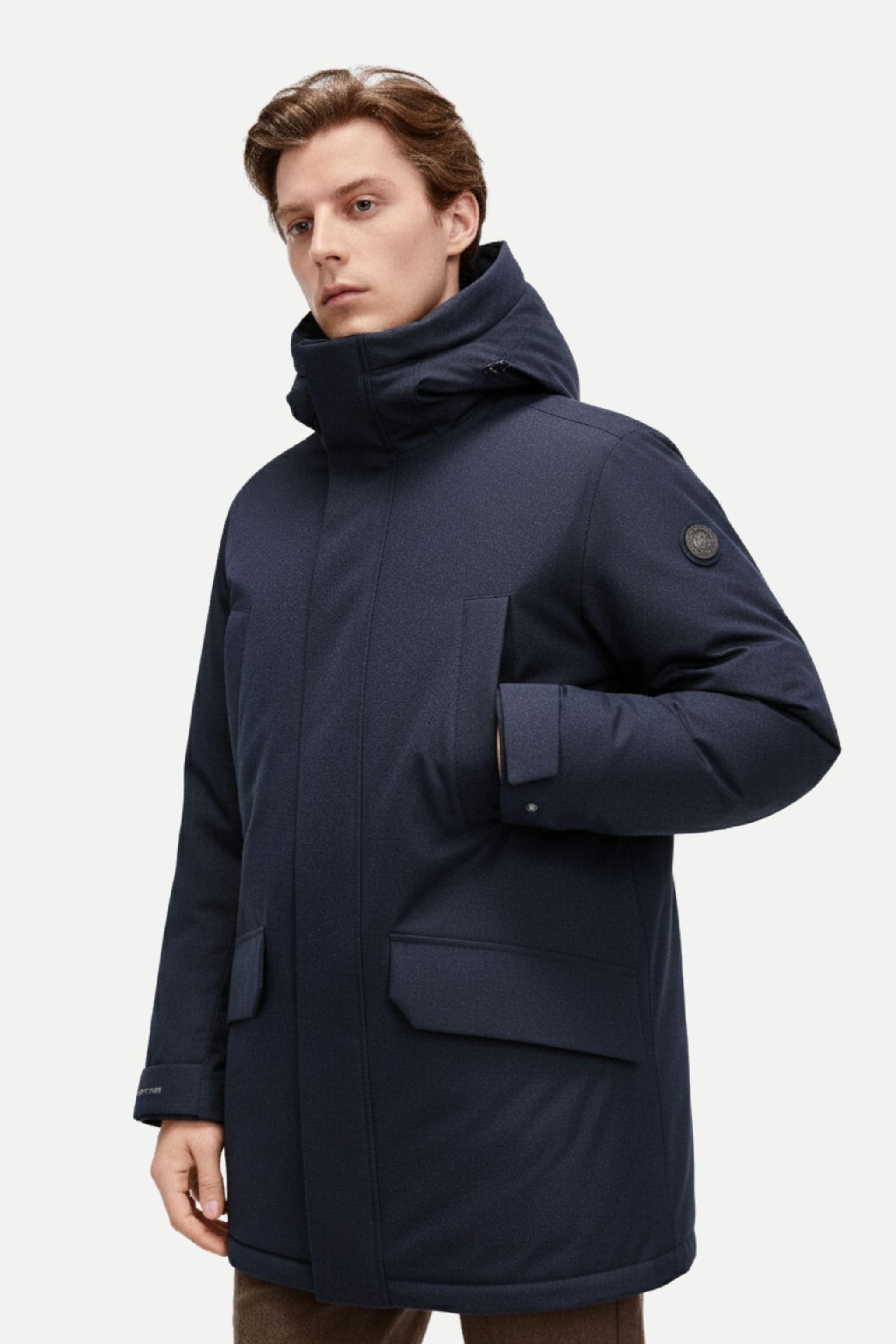 BOSIDENG 2025 Urban Extreme Men's Mid-Length Goose Down Jacket 213 Jacket