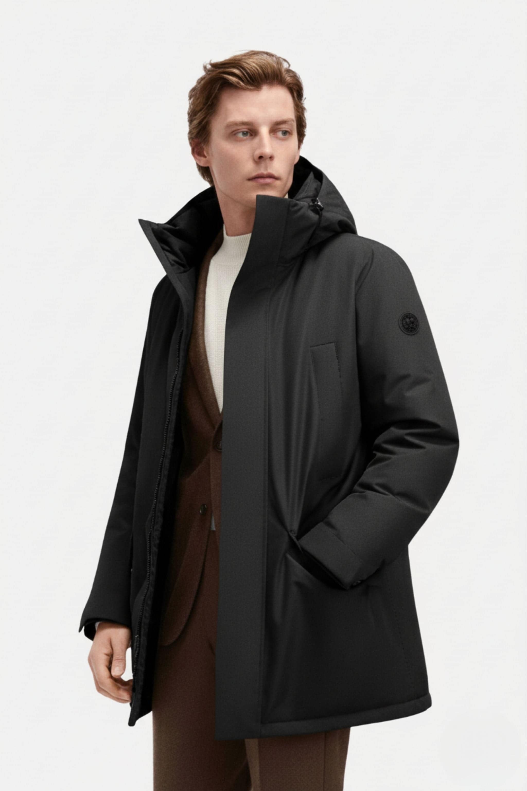 BOSIDENG 2025 Urban Extreme Men's Mid-Length Goose Down Jacket 213 Jacket