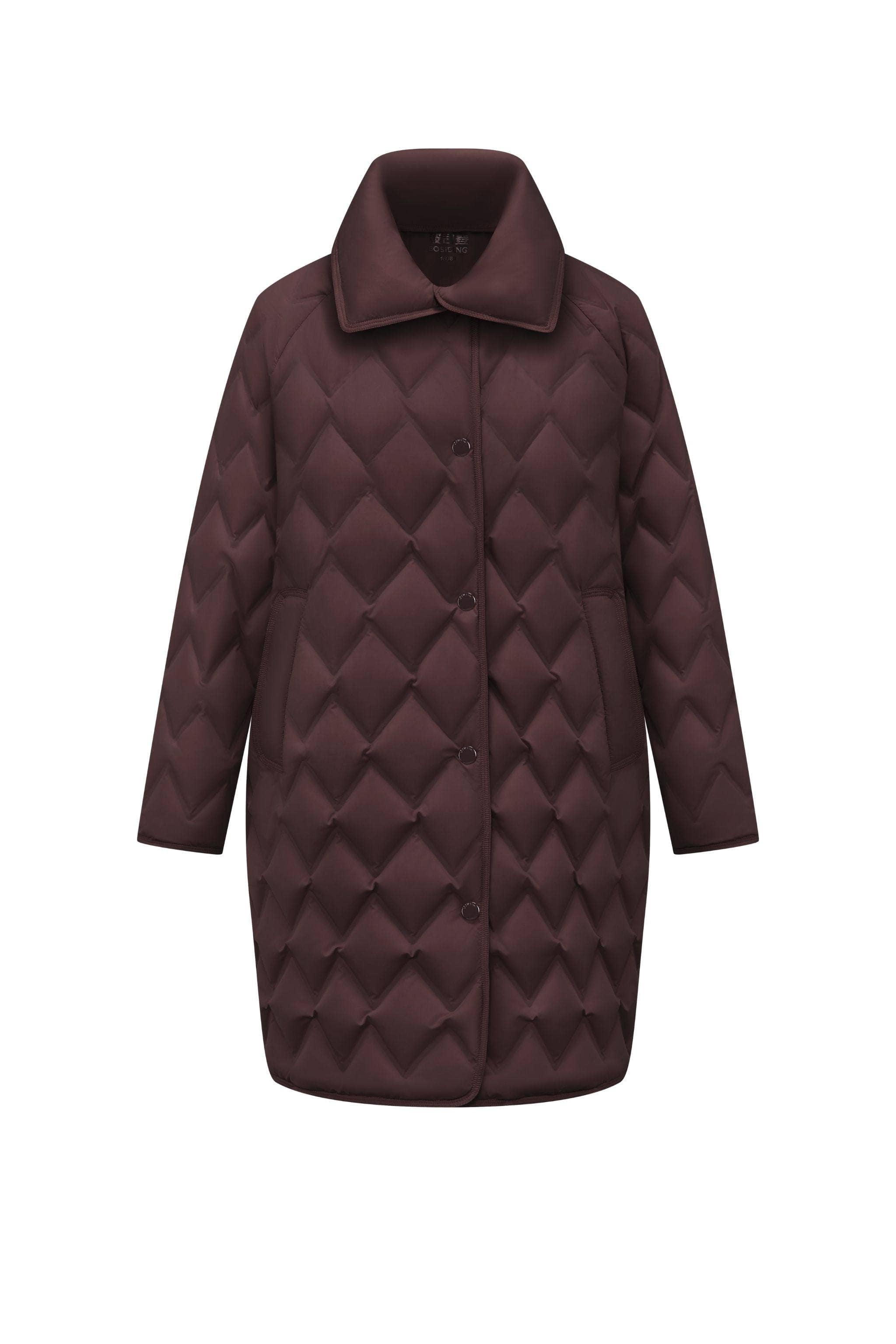 BOSIDENG 2025 Women's Mid Length Goose Down Business Jacket