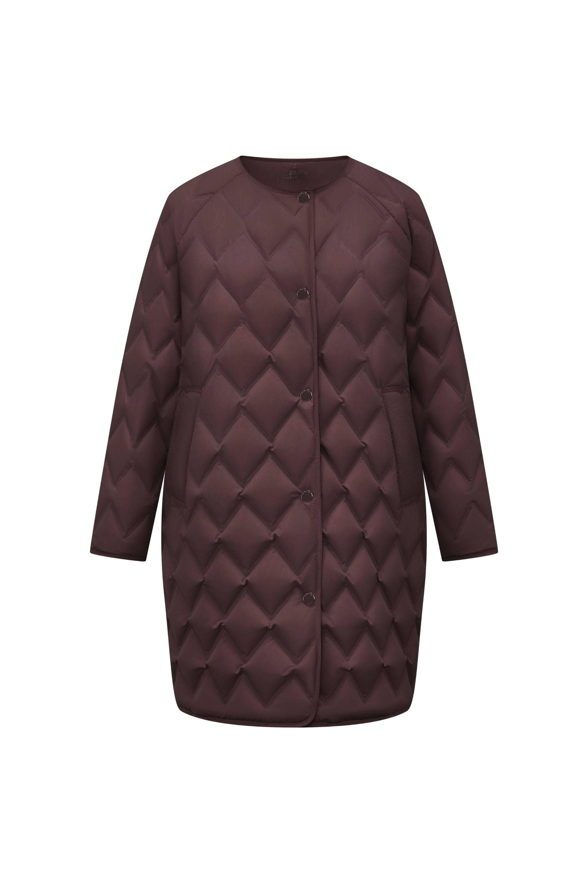 BOSIDENG 2025 Women's Mid Length Goose Down Business Jacket
